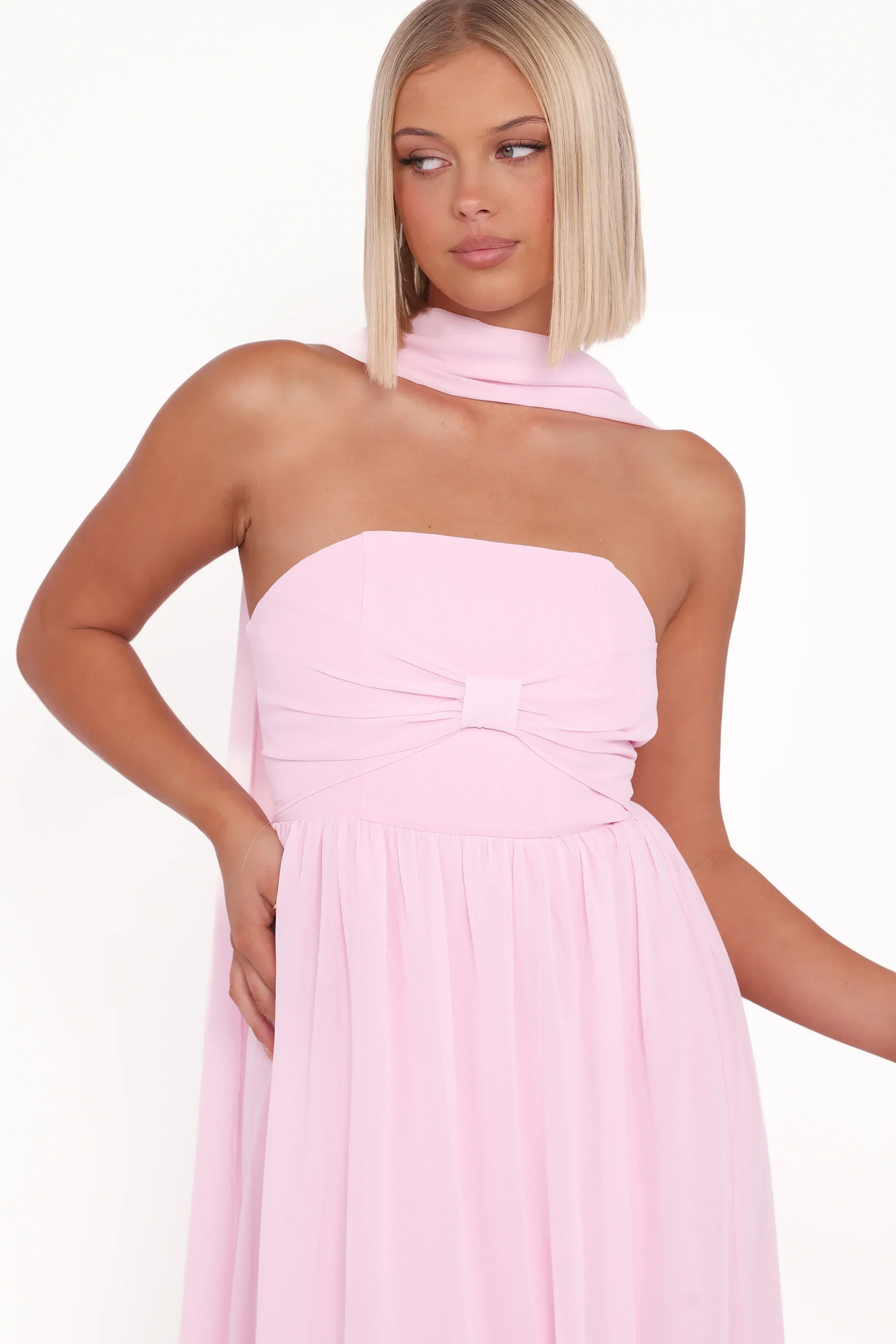 Celestria Maxi Dress - Pink - luluinthesky