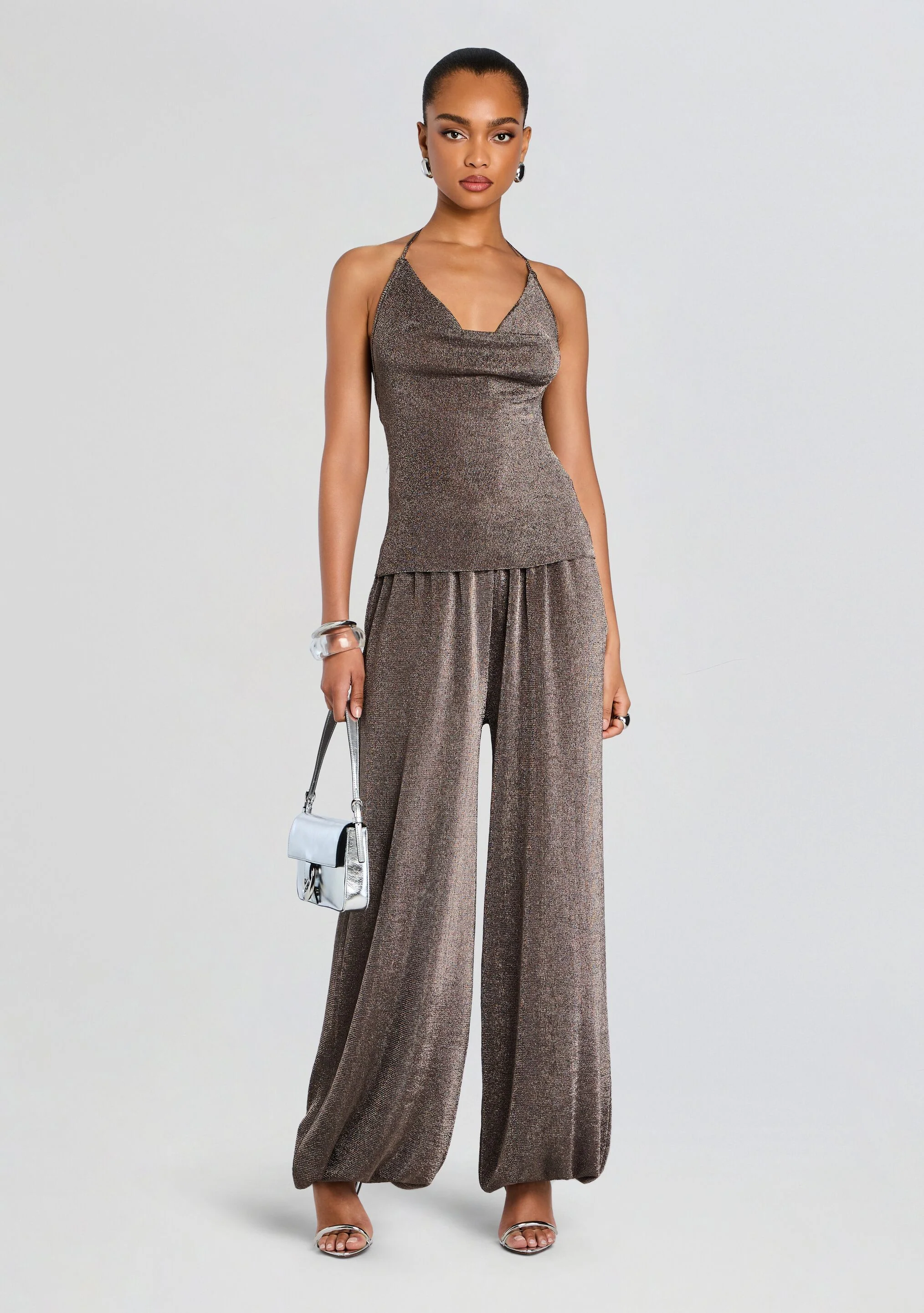 Esmerelda Metallic Knit Pant