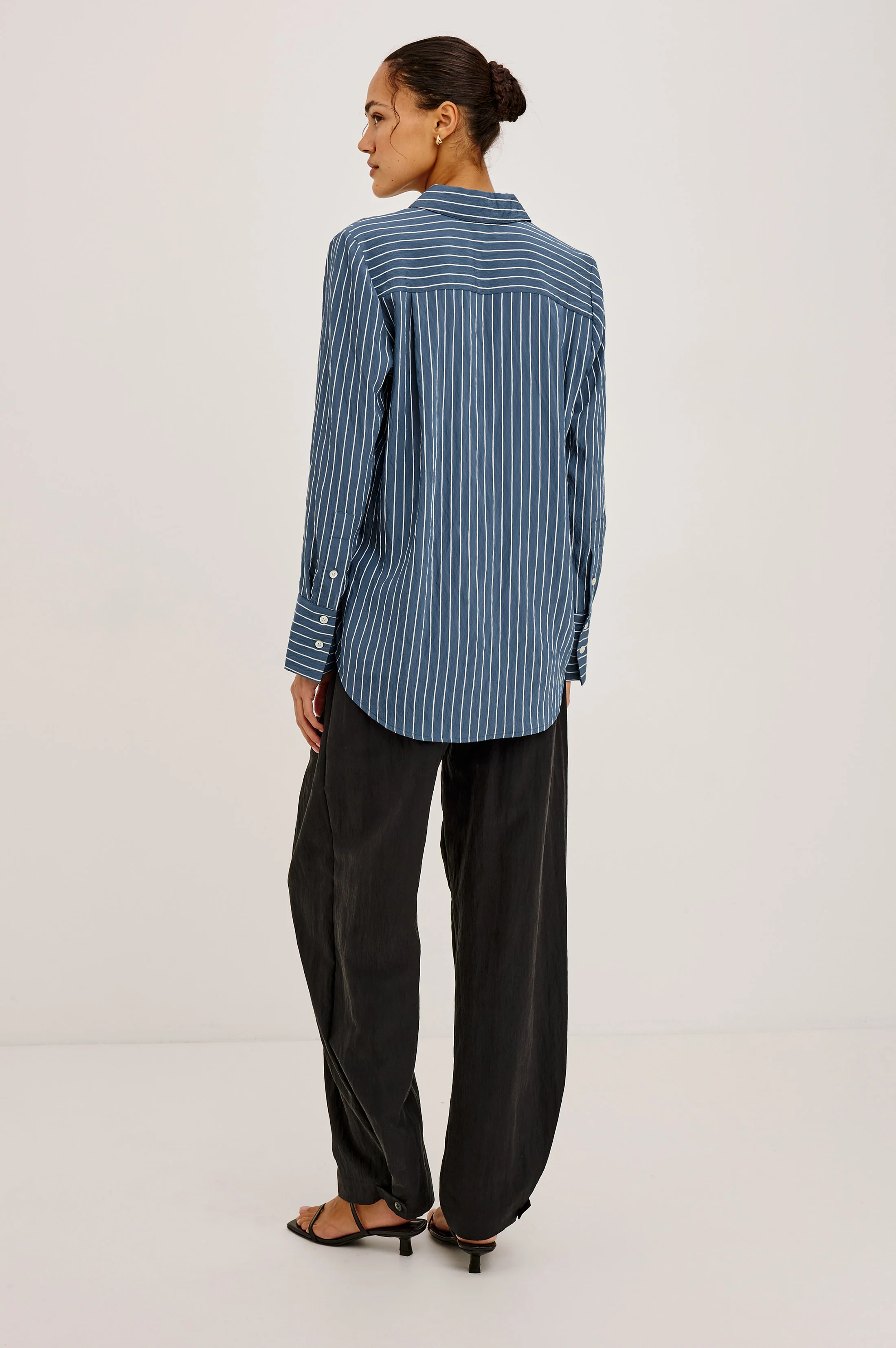 Beck Shirt - Washed Indigo Stripe