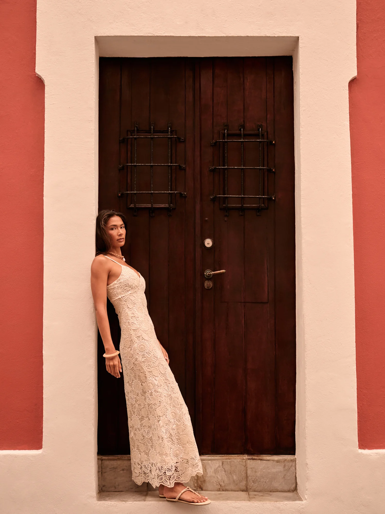 Millie Crochet Maxi Dress