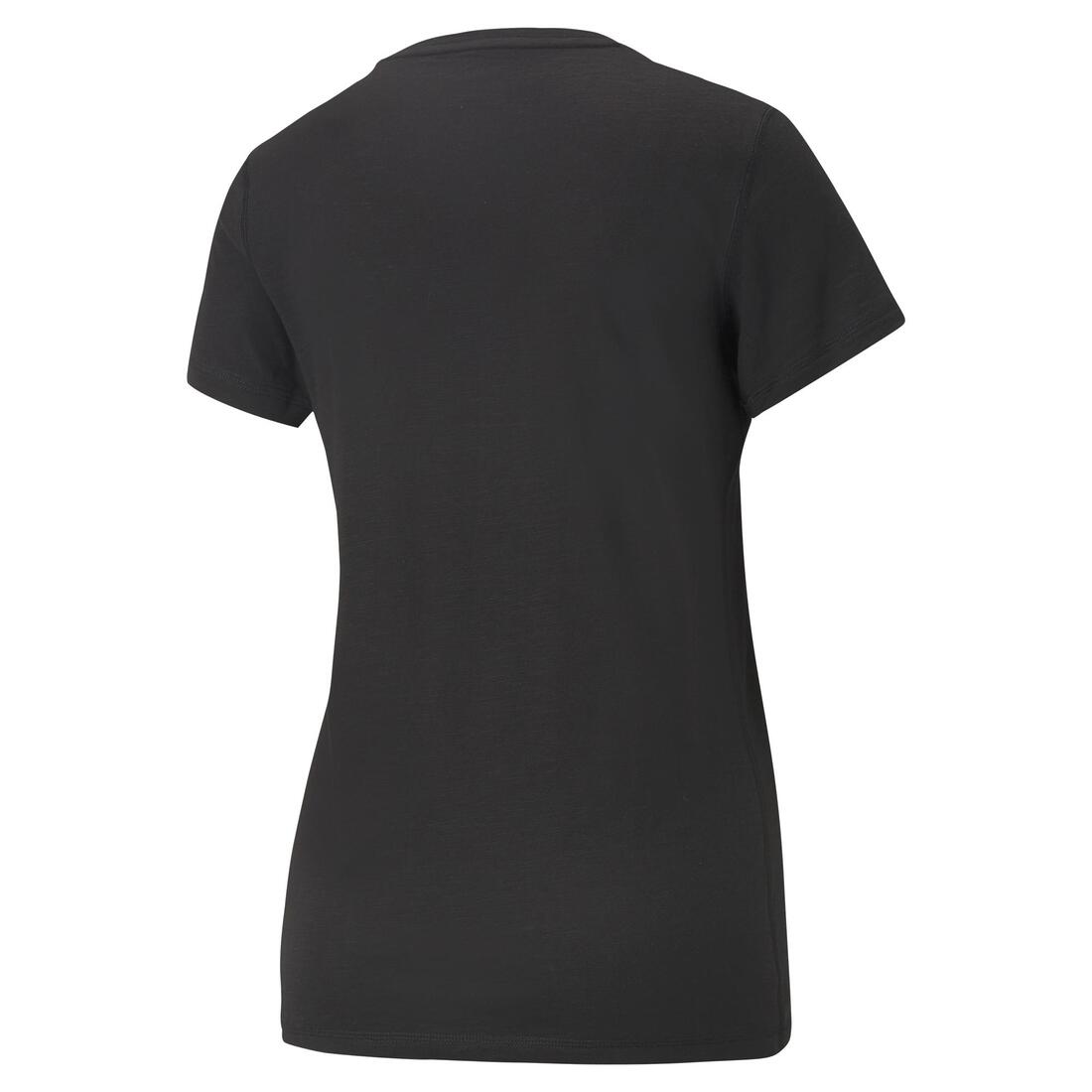 PUMA Performance Logo Women'S Training Tee In BLACK 522513 01