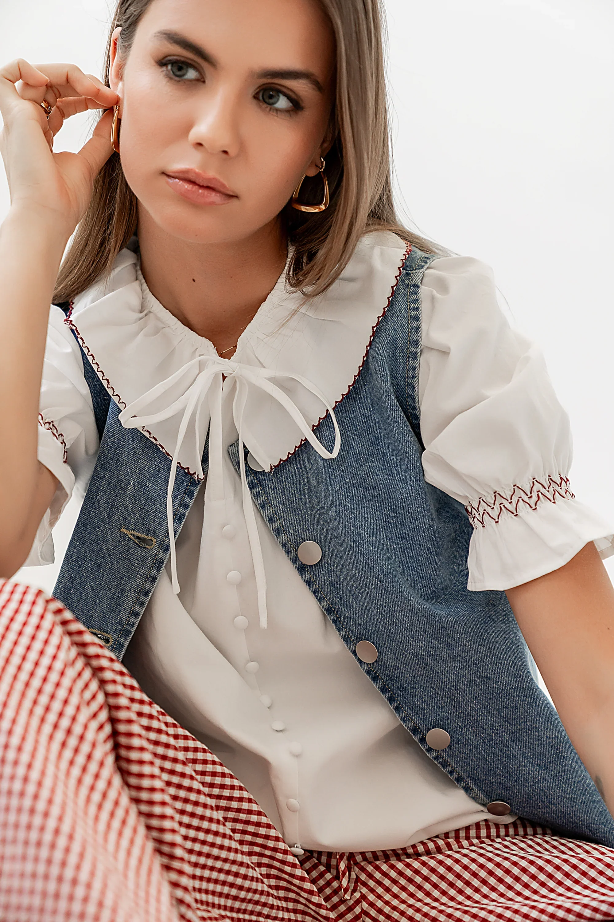 Gemma Collared Blouse