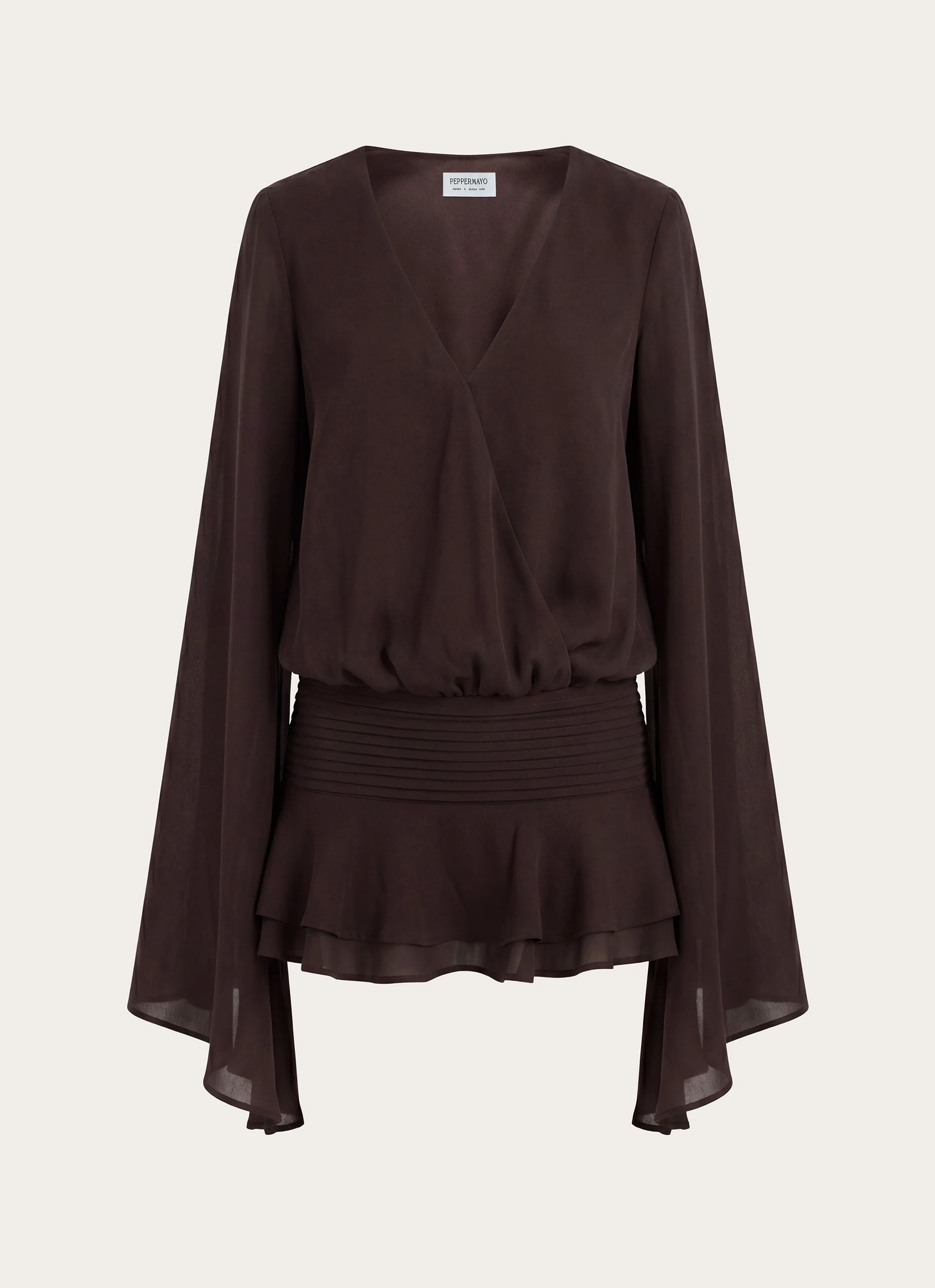 Elisana Mini Dress - Chocolate