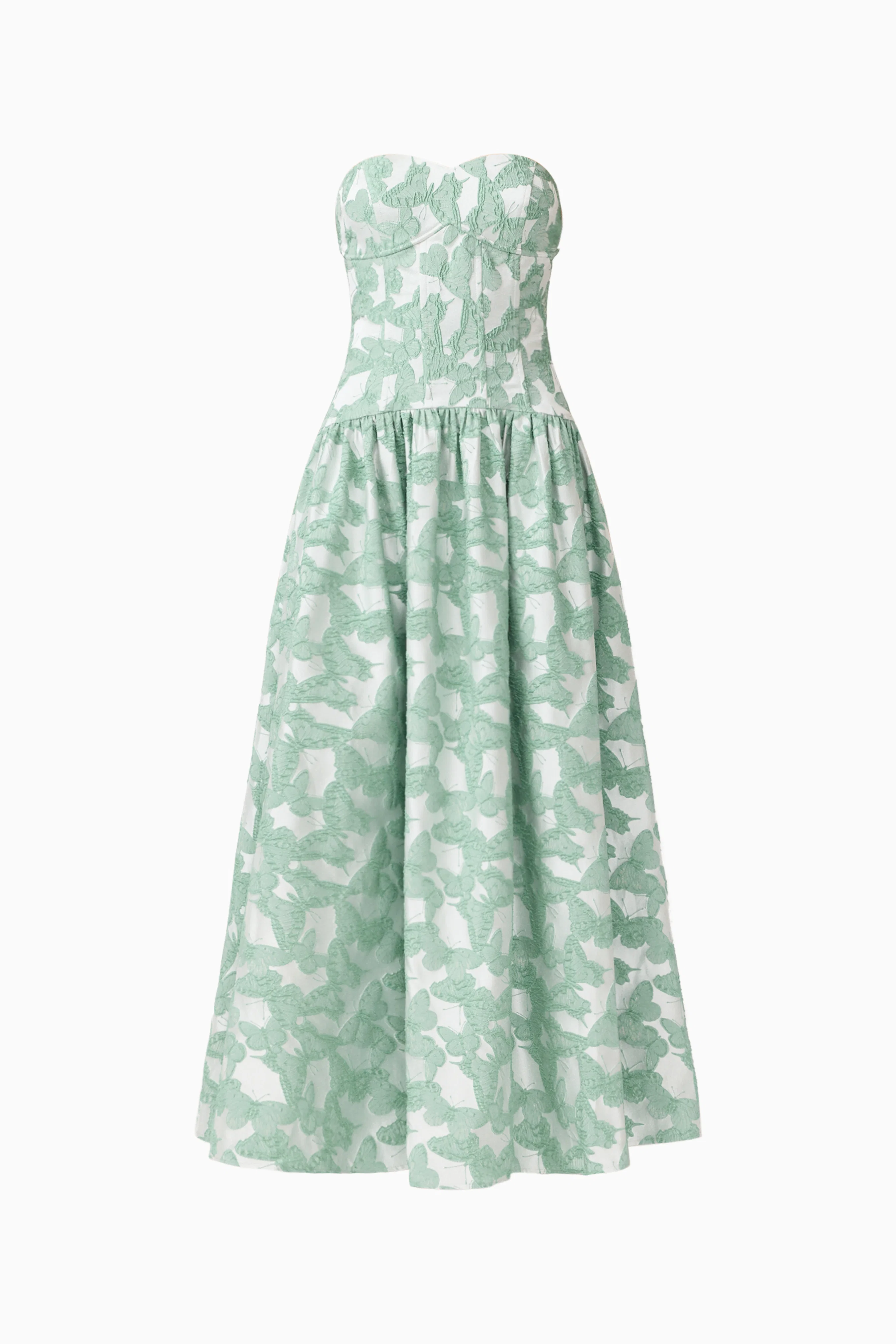 Lisette Sweetheart Gown in Sea Green
