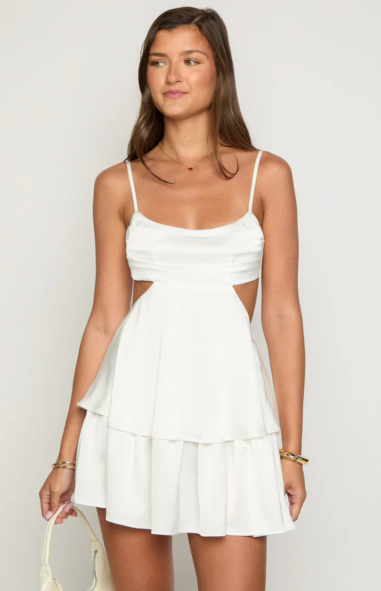 Bianca White Mini Dress
