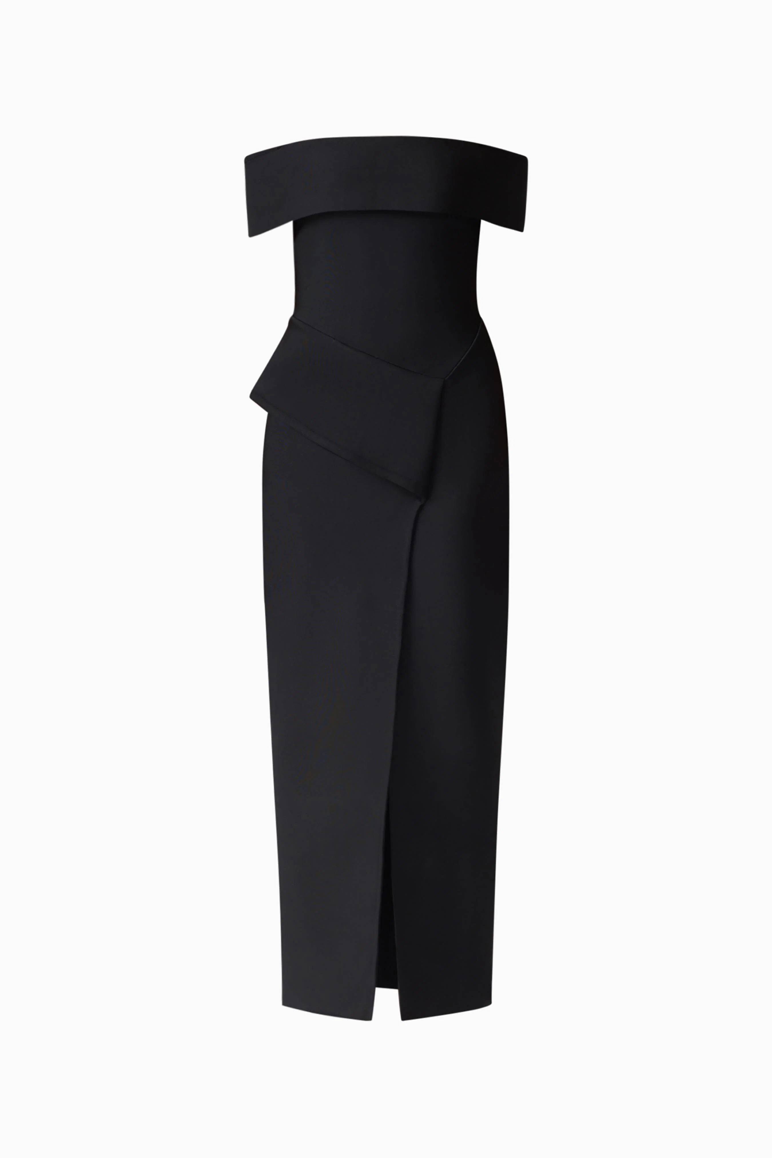 Celia Off The Shoulder Gown in Black