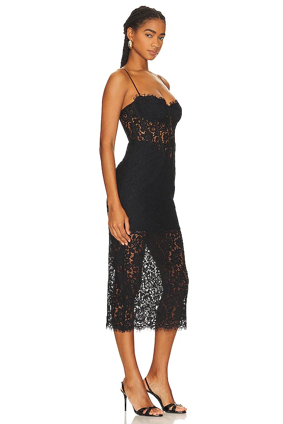 Olina Corset Midi Dress