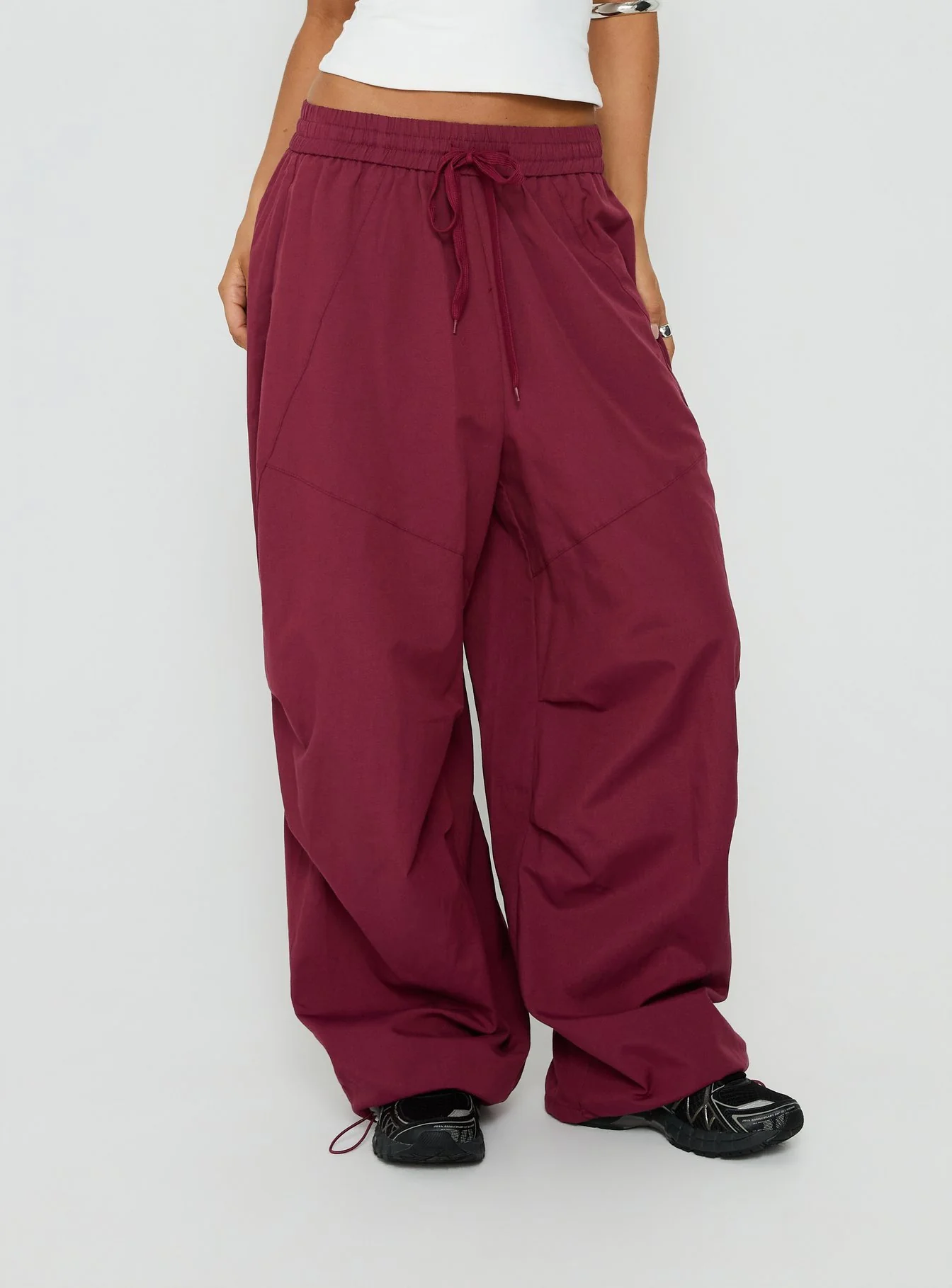 Mankind Baggy Cargo Pants Red