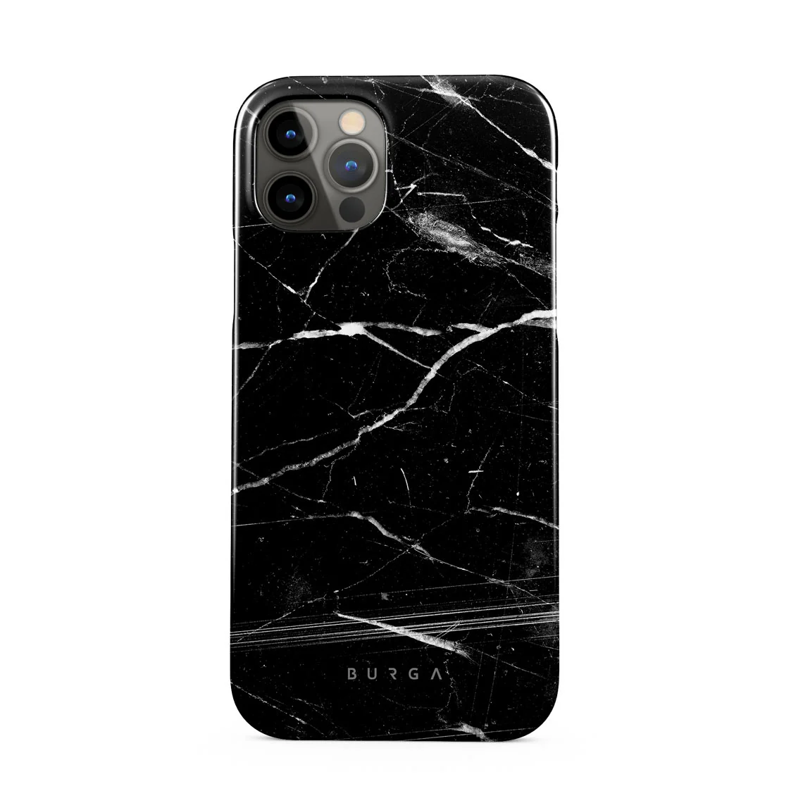 Noir Origin - Black Marble iPhone 12 Pro Max ケース