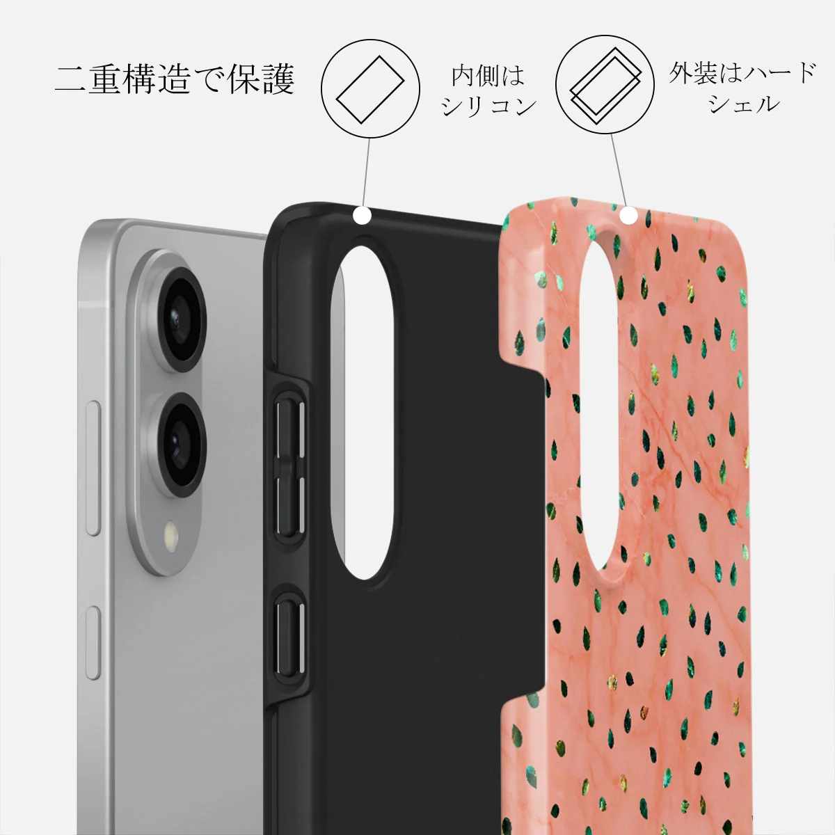 Watermelon Shake - Samsung Galaxy S25 Edge ケース