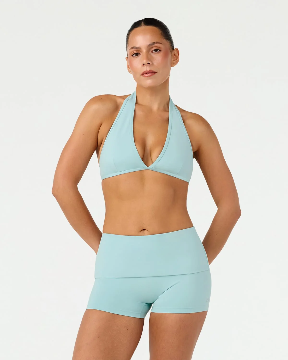 Form Triangle Halter Crop | Aquatic