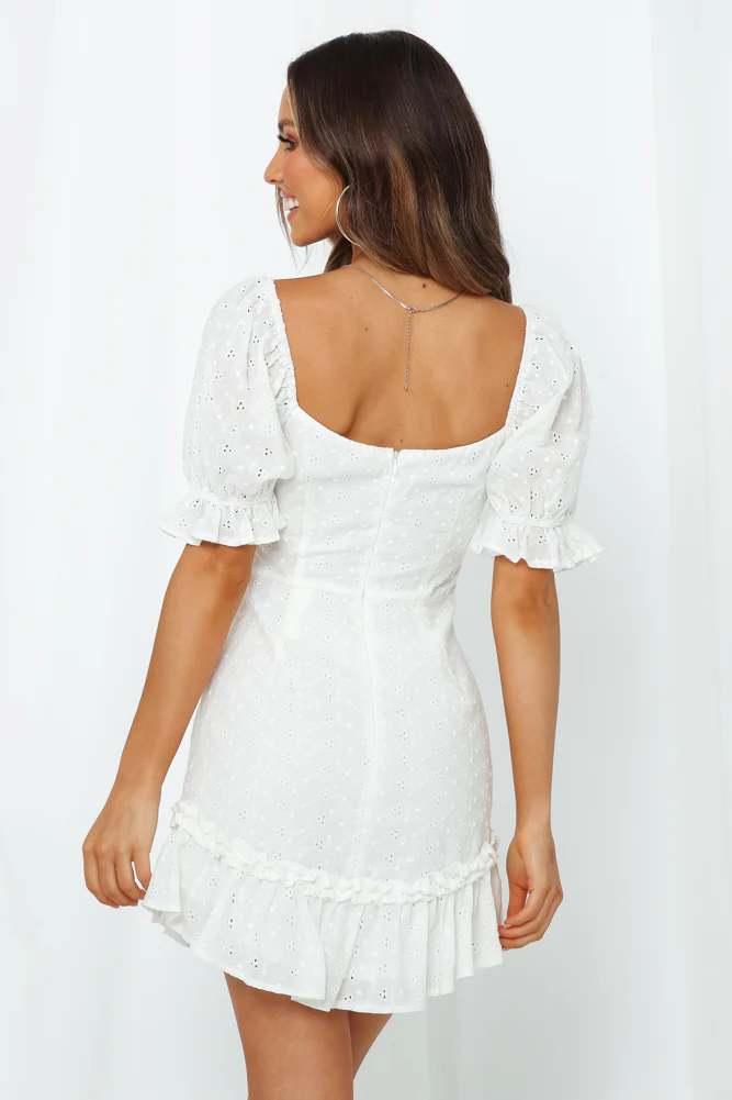 Absolutely Baby Dress White - luluinthesky