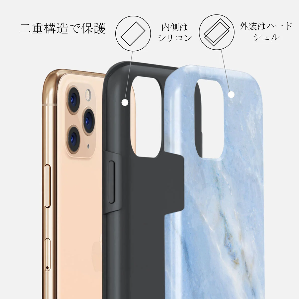 Fluffy Clouds - iPhone 11 Pro ケース