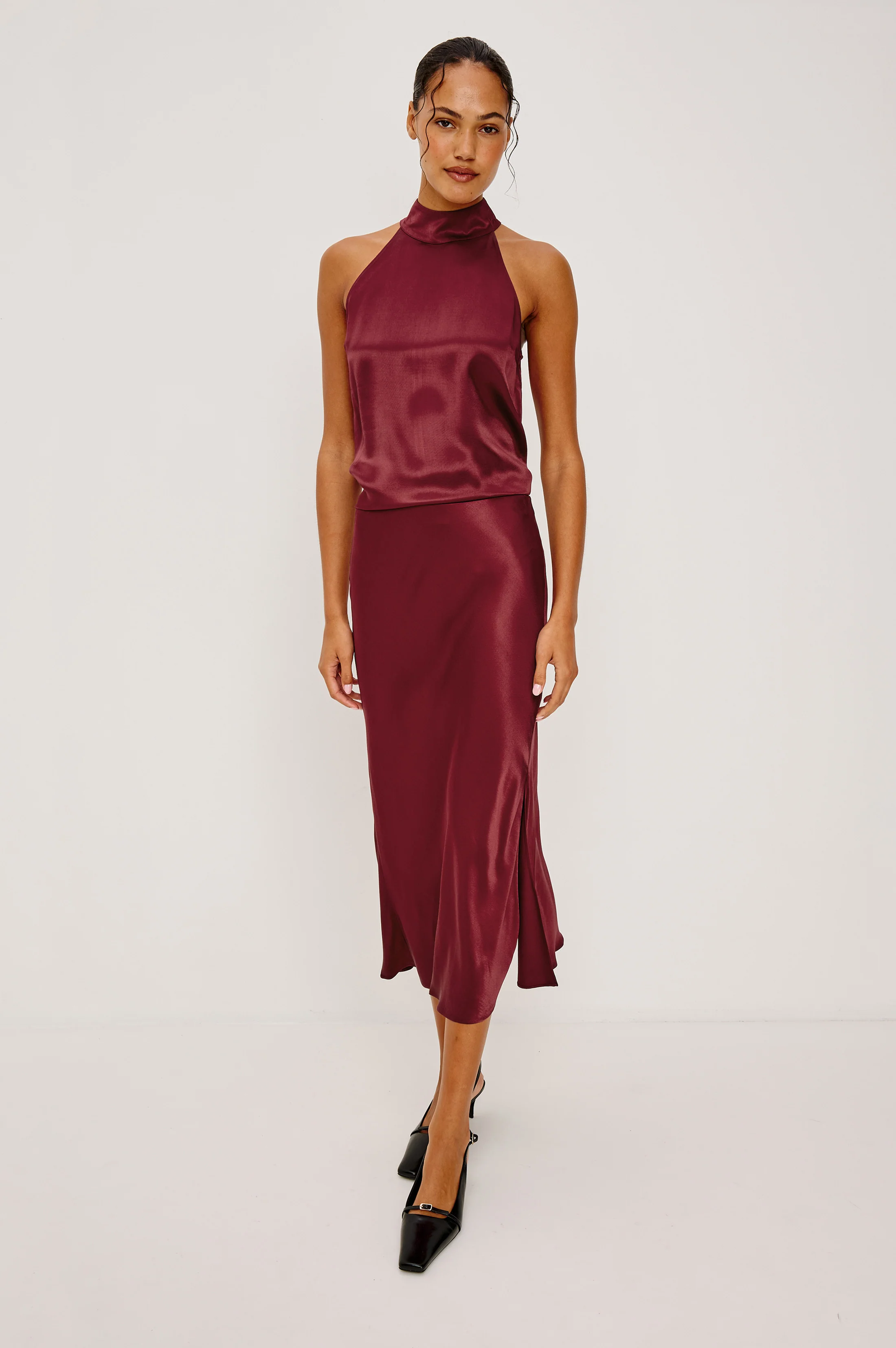 Leah Top - Garnet