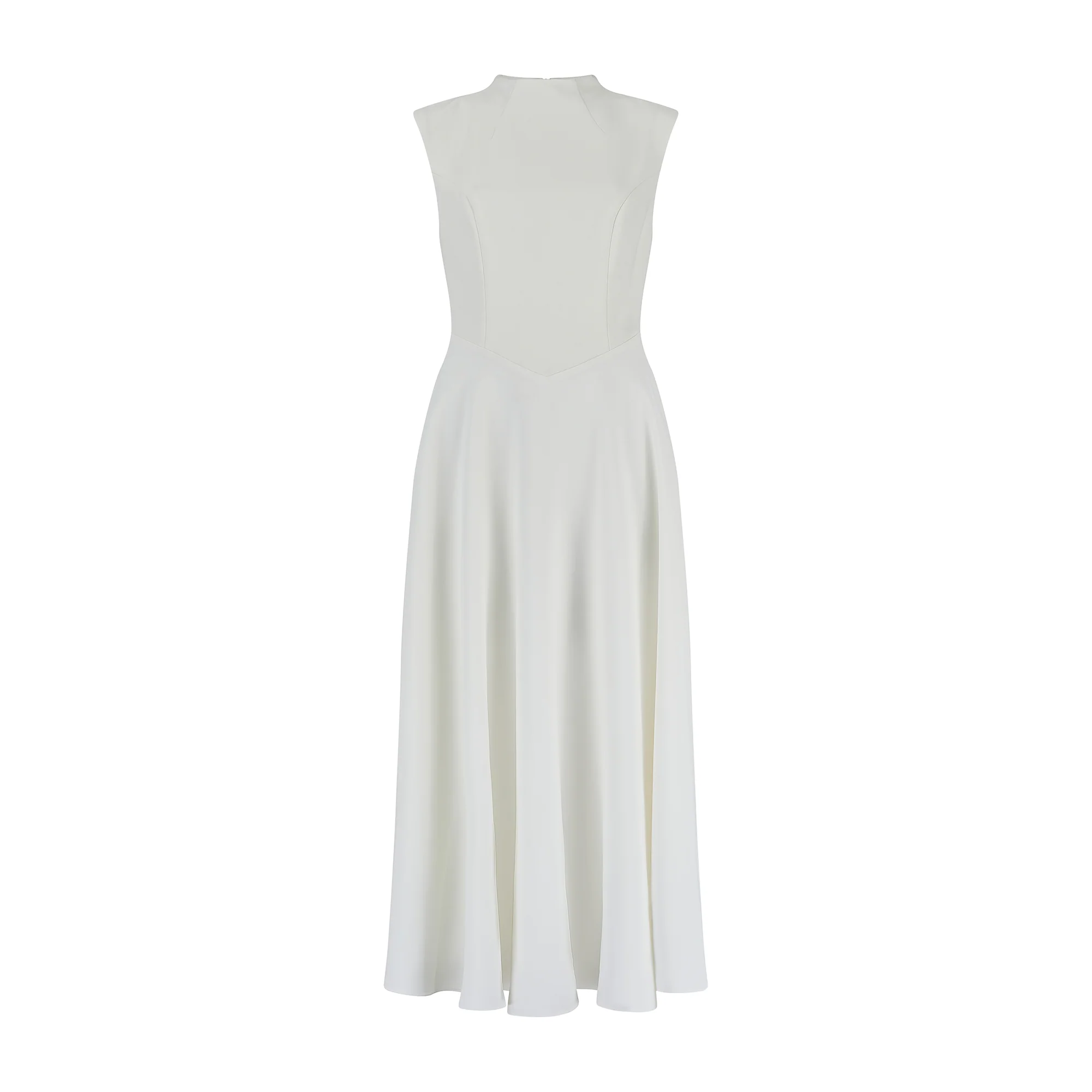 High Waist Midi Dress