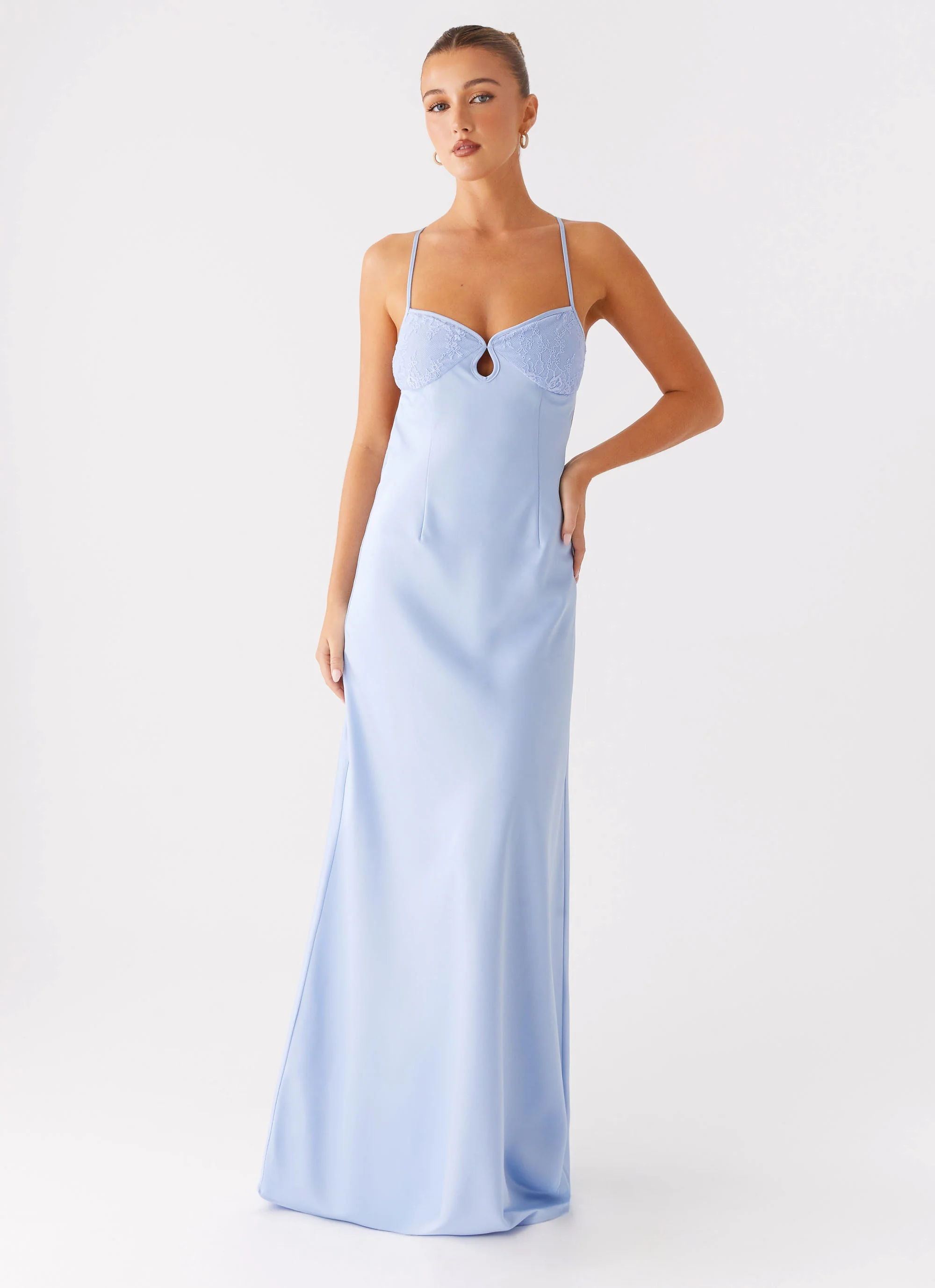 Joanie Maxi Dress - Blue - luluinthesky