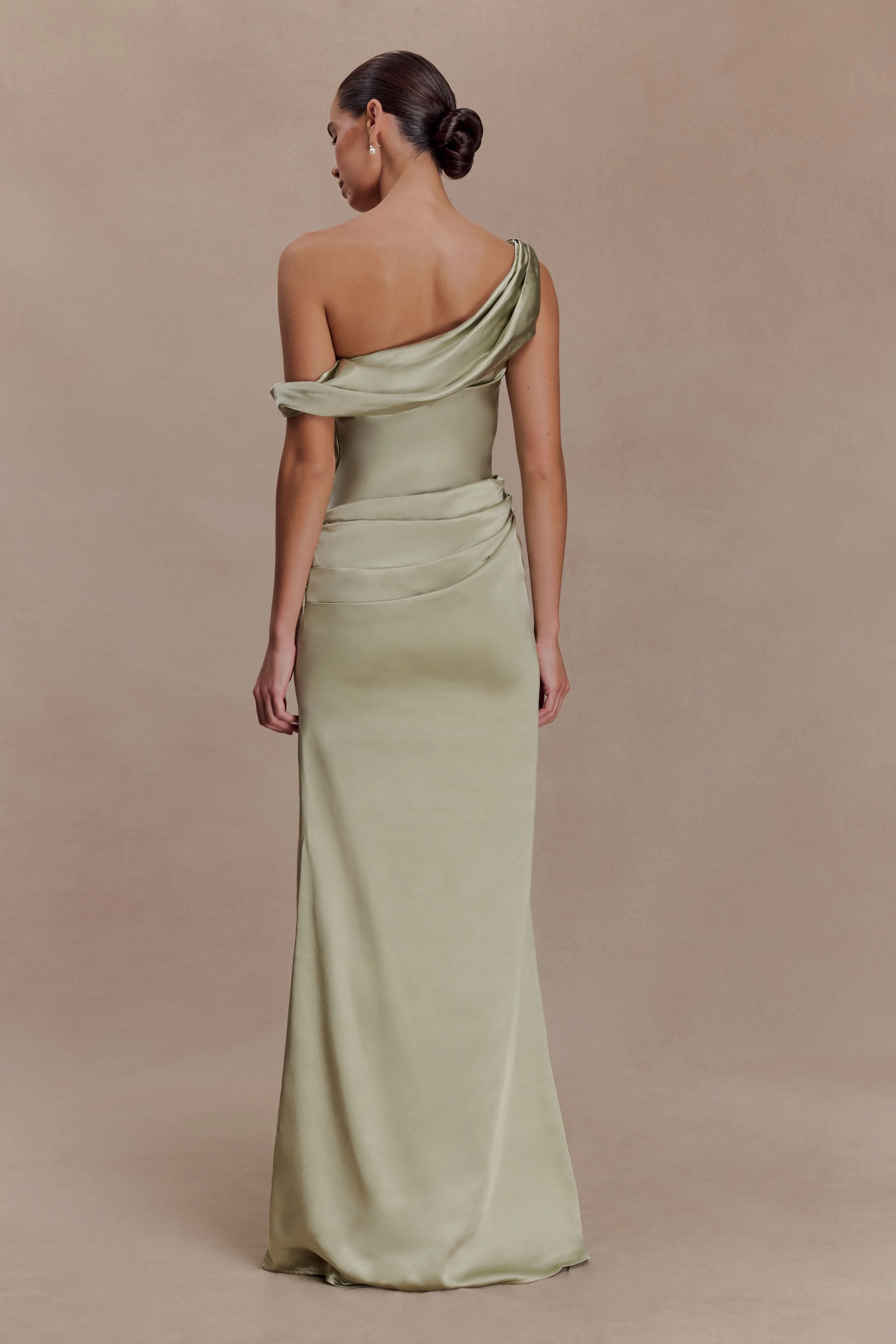 Dalia-Off-Shoulder-Satin-Maxi-Dress-Sage
