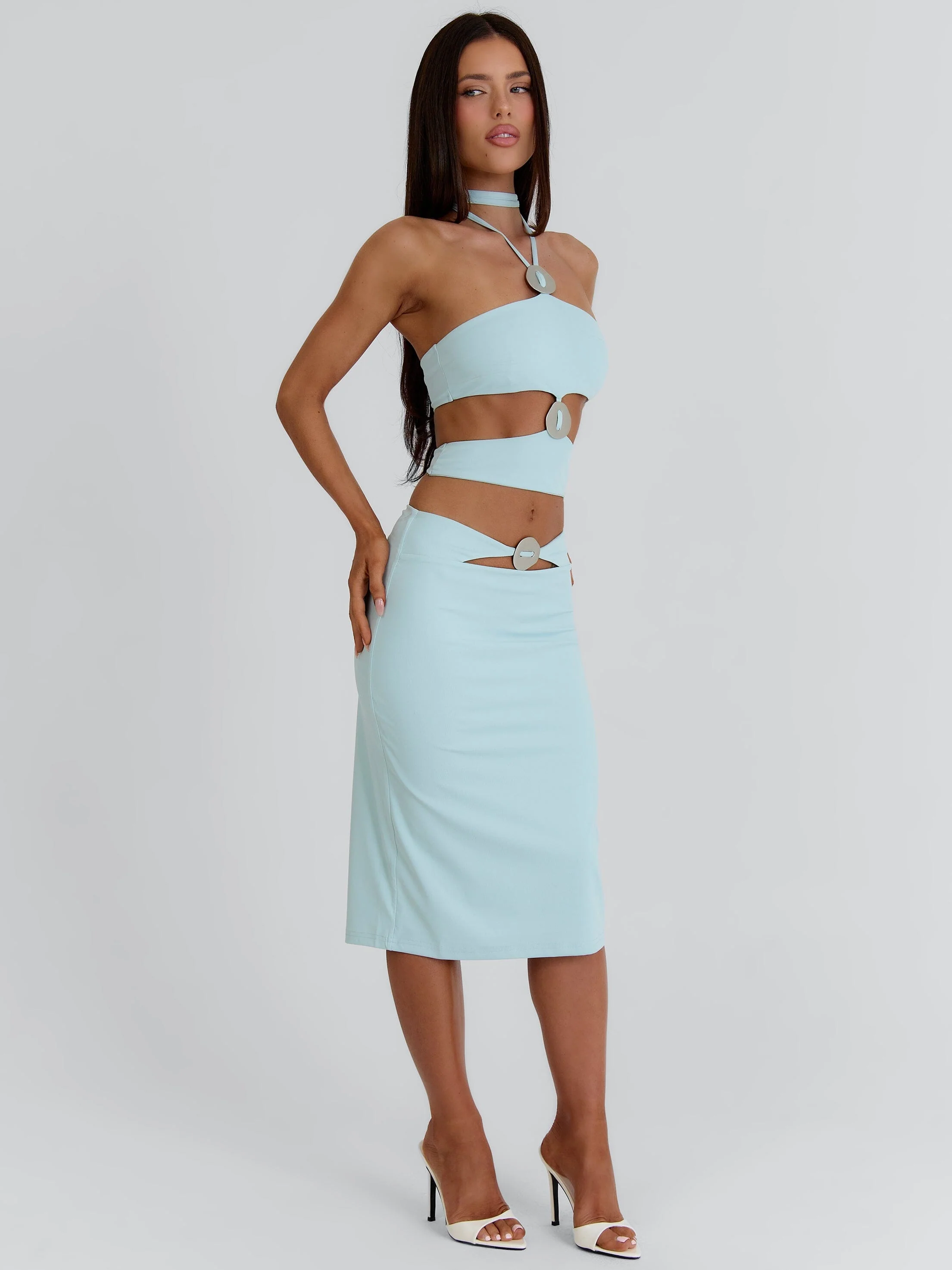 ZANIAH MIDI SKIRT MINT