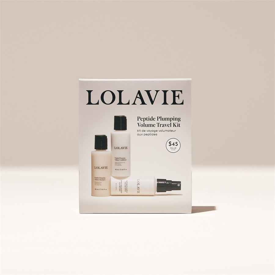 LOLAVIE Zestaw do pielęgnacji włosów Peptide Plumping Volume Travel Kit