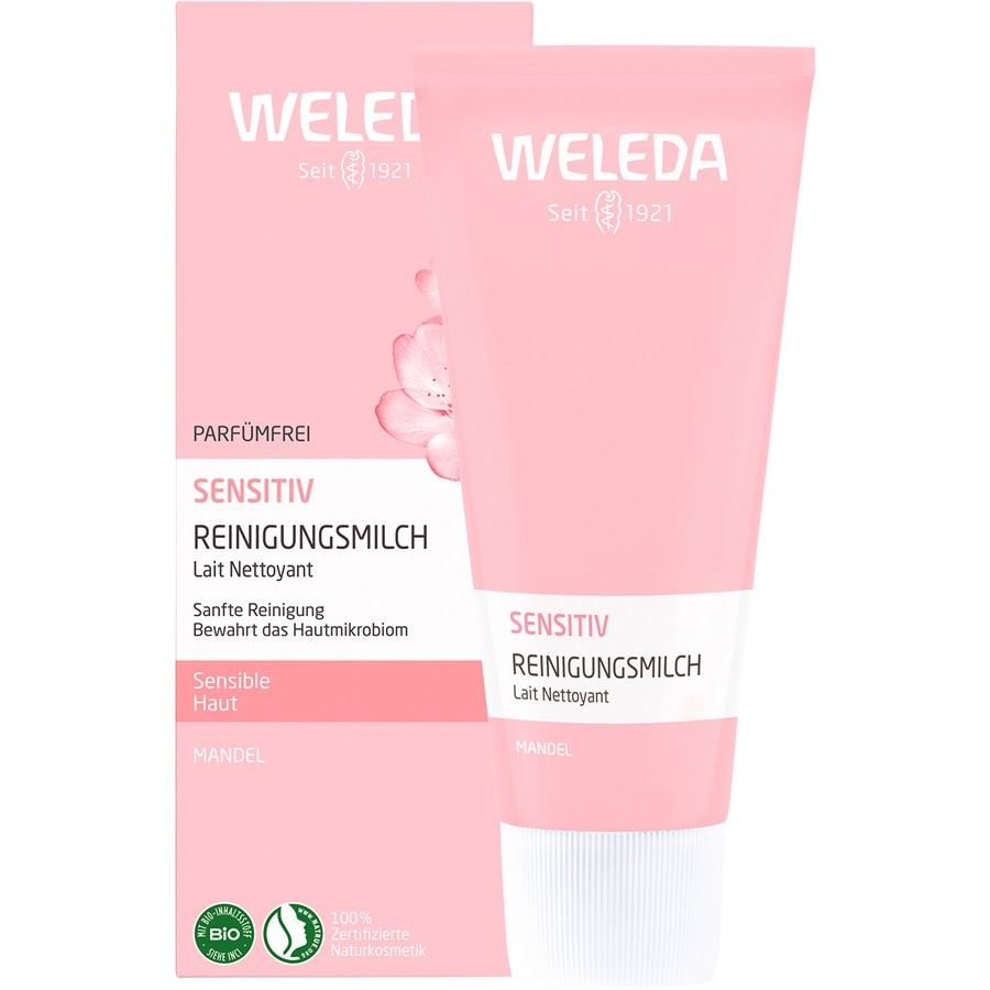 WELEDA Cleansing Wrażliwe mleczko oczyszczające Migdał