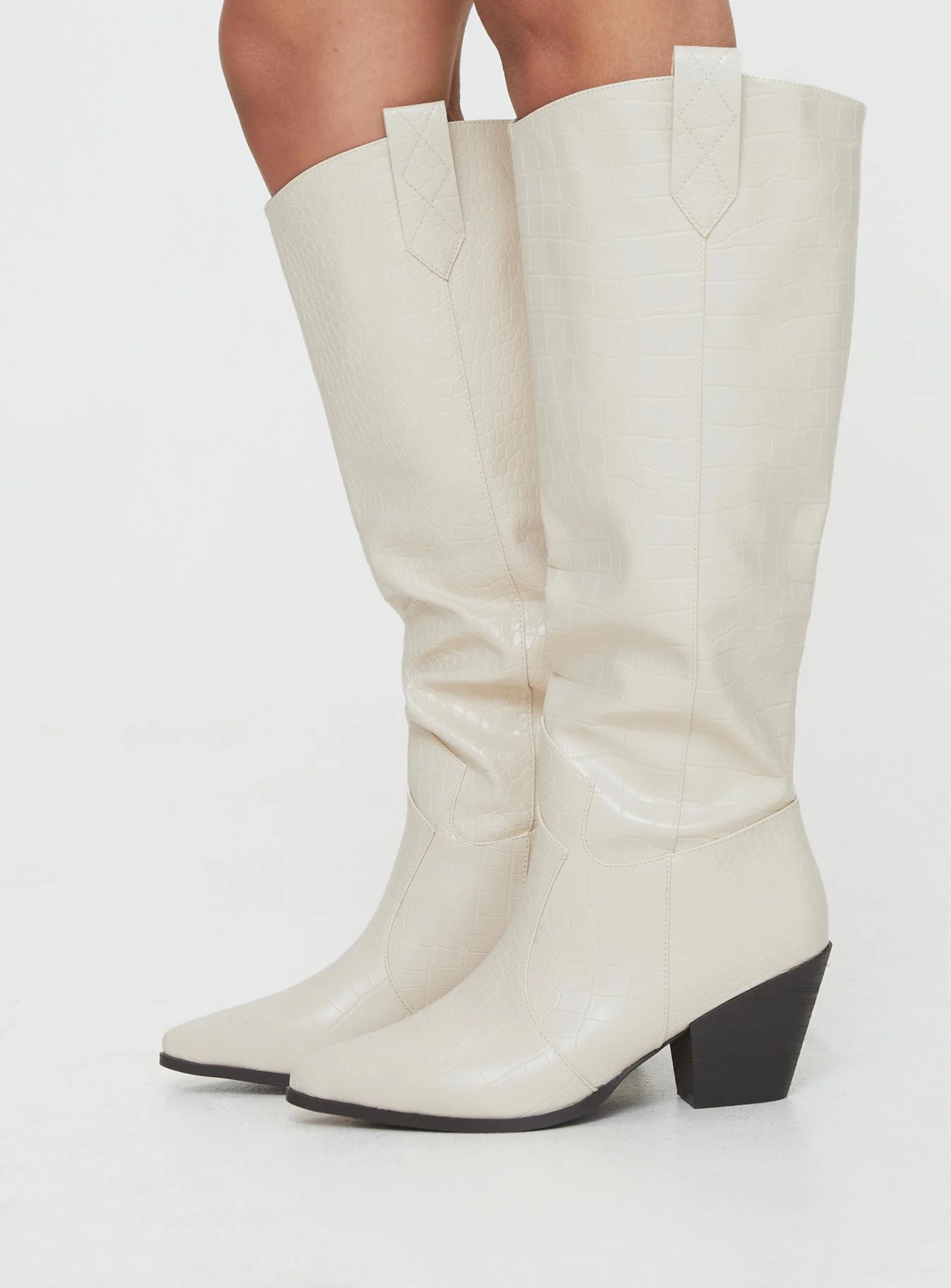 Riley Boots Ecru