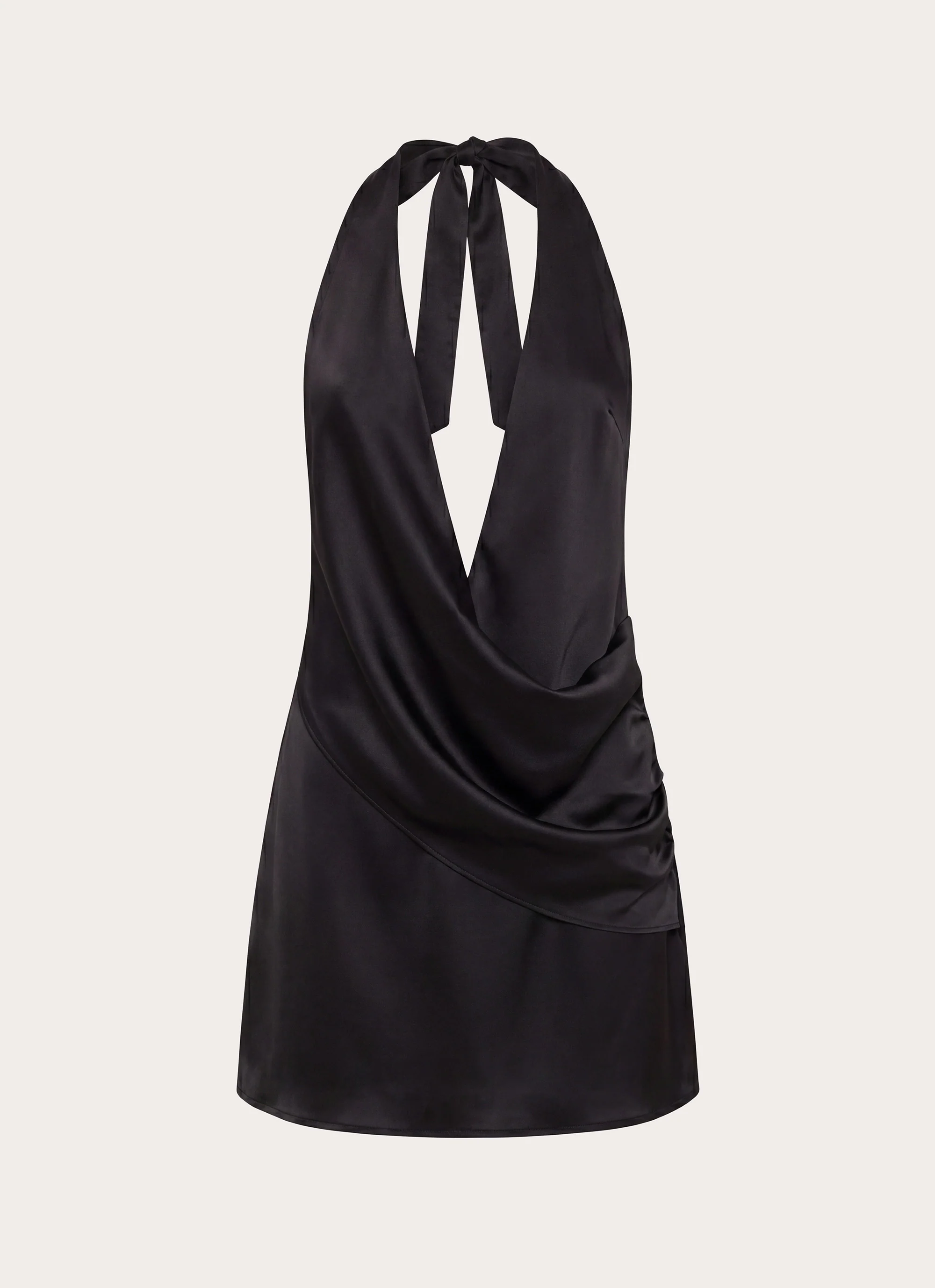 Calm Nights Mini Dress - Black