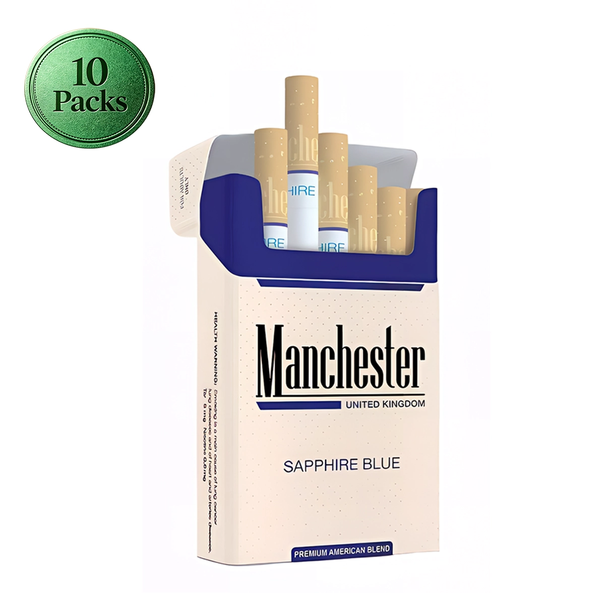 Manchester United Kingdom Sapphire Blue - 1 Carton (10 Packs) | Buy 5 Get 1 FREE