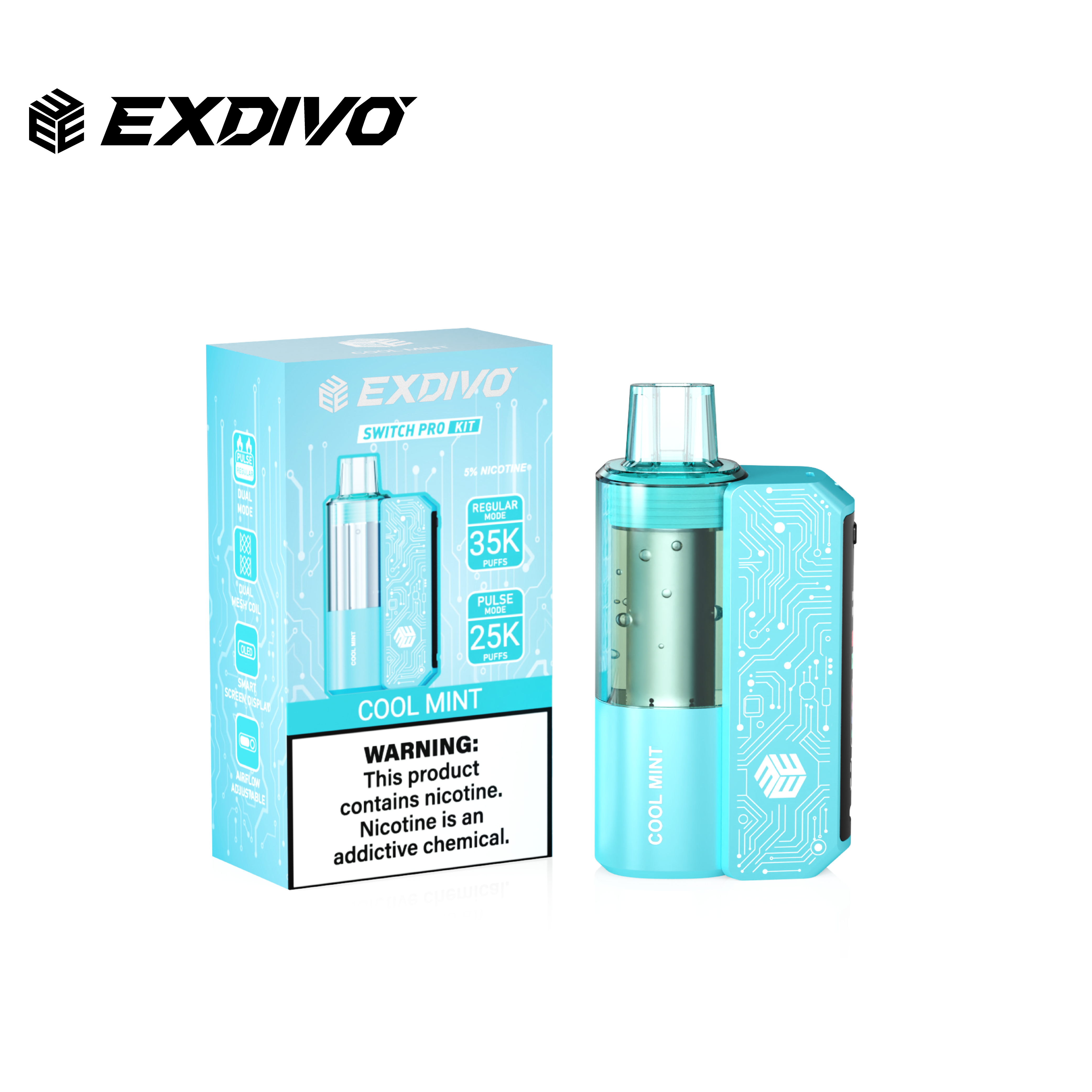 EXDIVO Bright Mirror 35000 Puffs