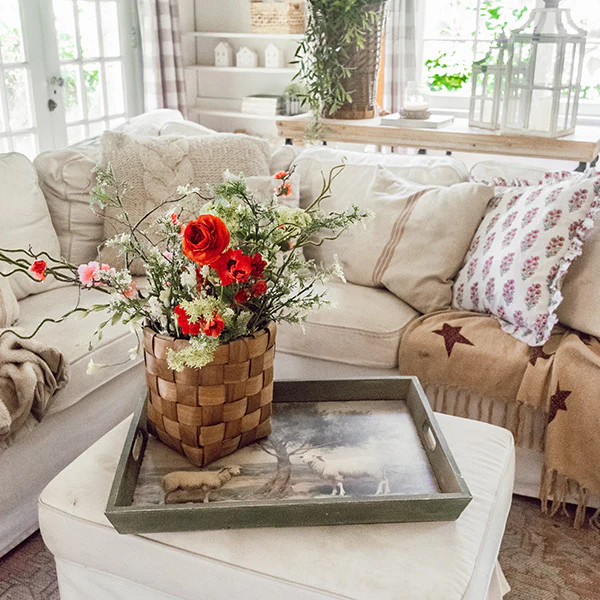 Pastoral Sheep Wood Tray