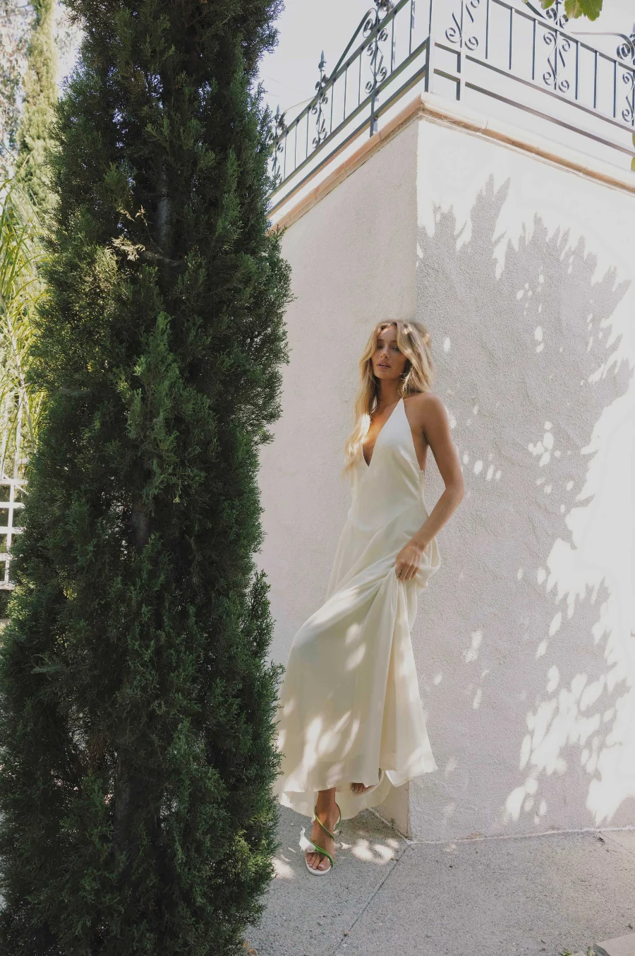 Renata Contrast Maxi Dress