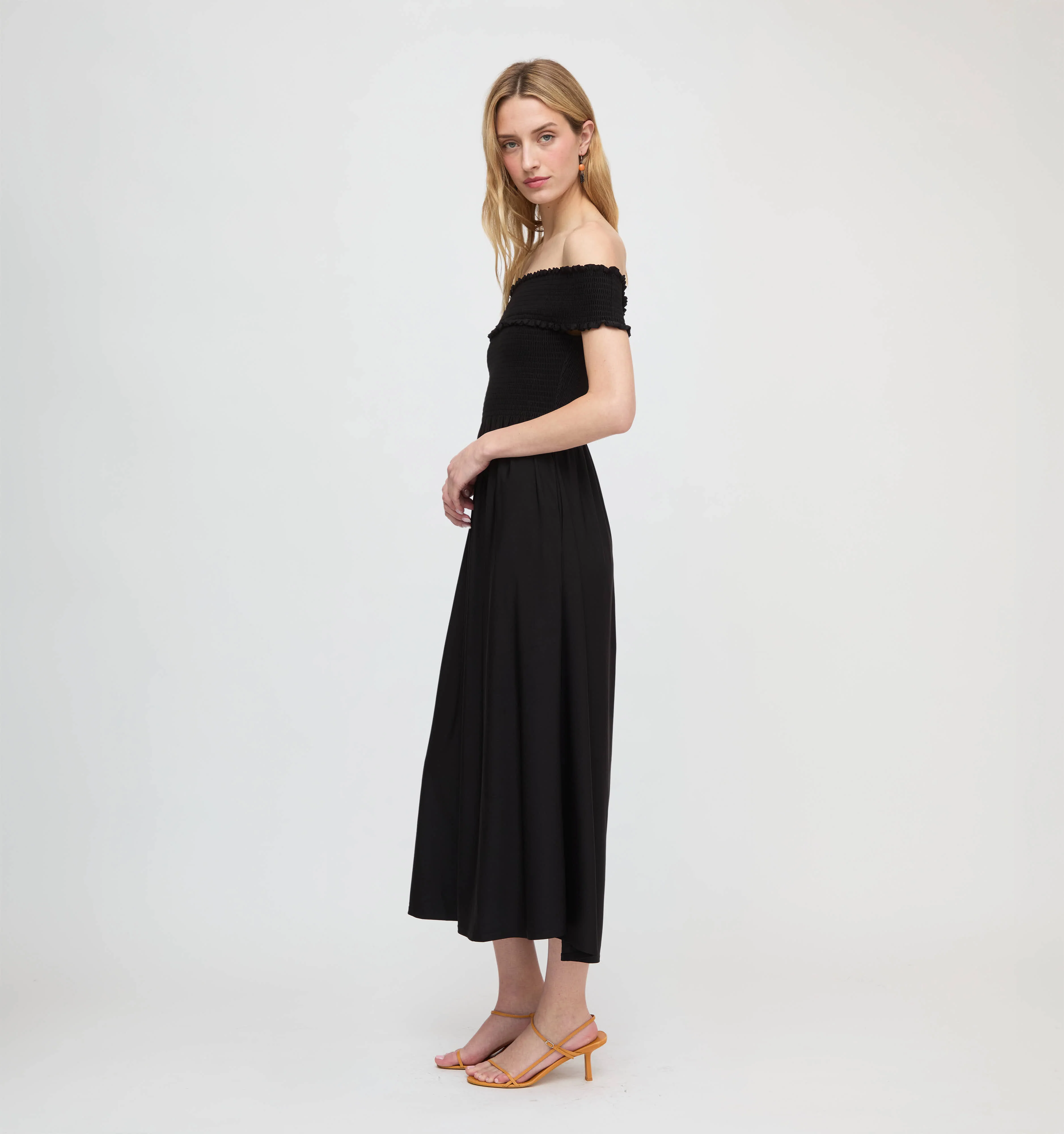 The Marguerite Nap Dress - Black