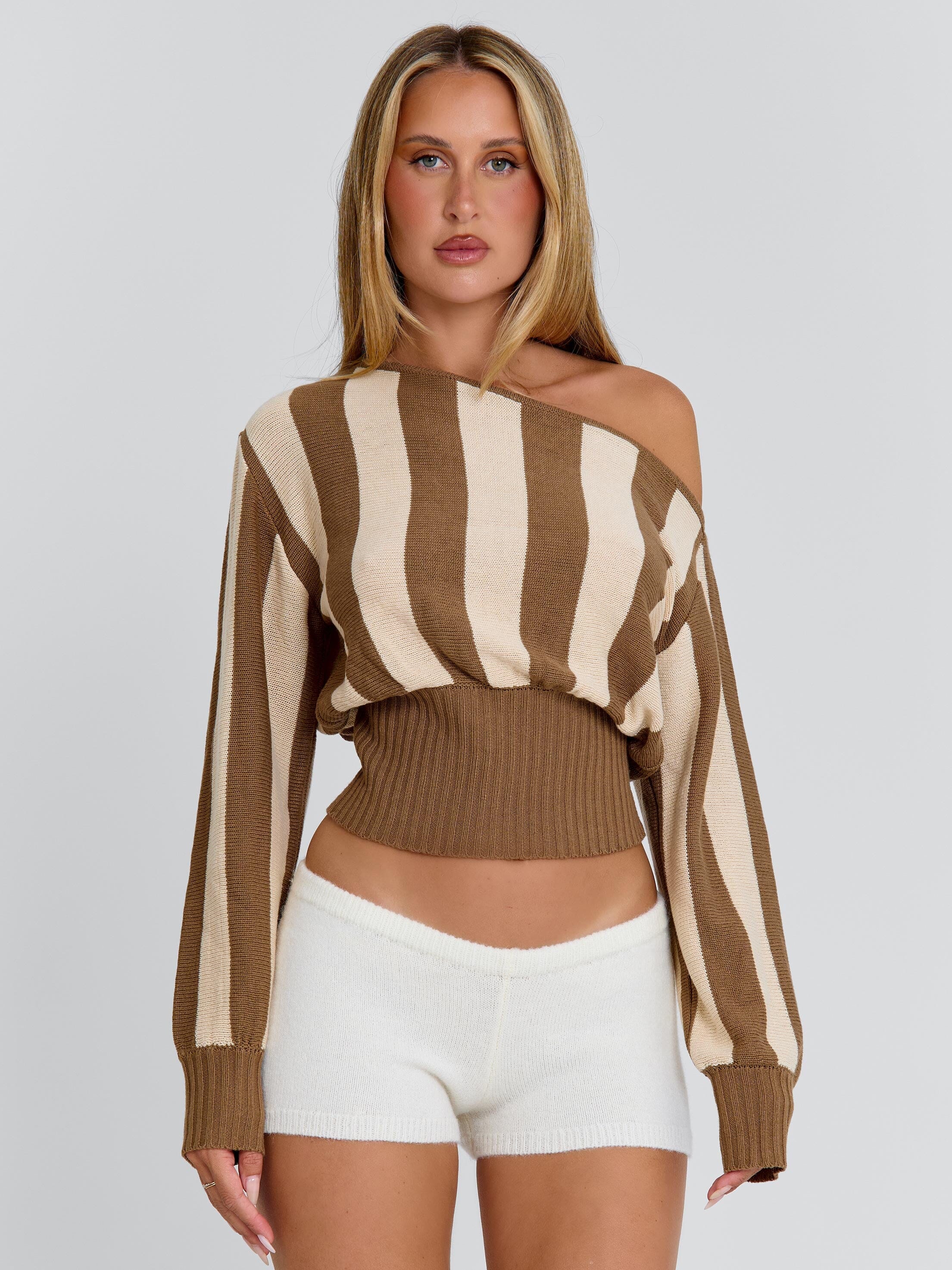 Sundaze-Top-Brown-Beige-Stripe