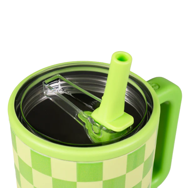 Hydrojug Traveler 40oz - Honeydew Checkers