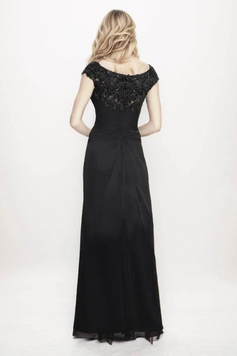 A-Line Maxi Chiffon Mother Of The Bride Dress CM0272