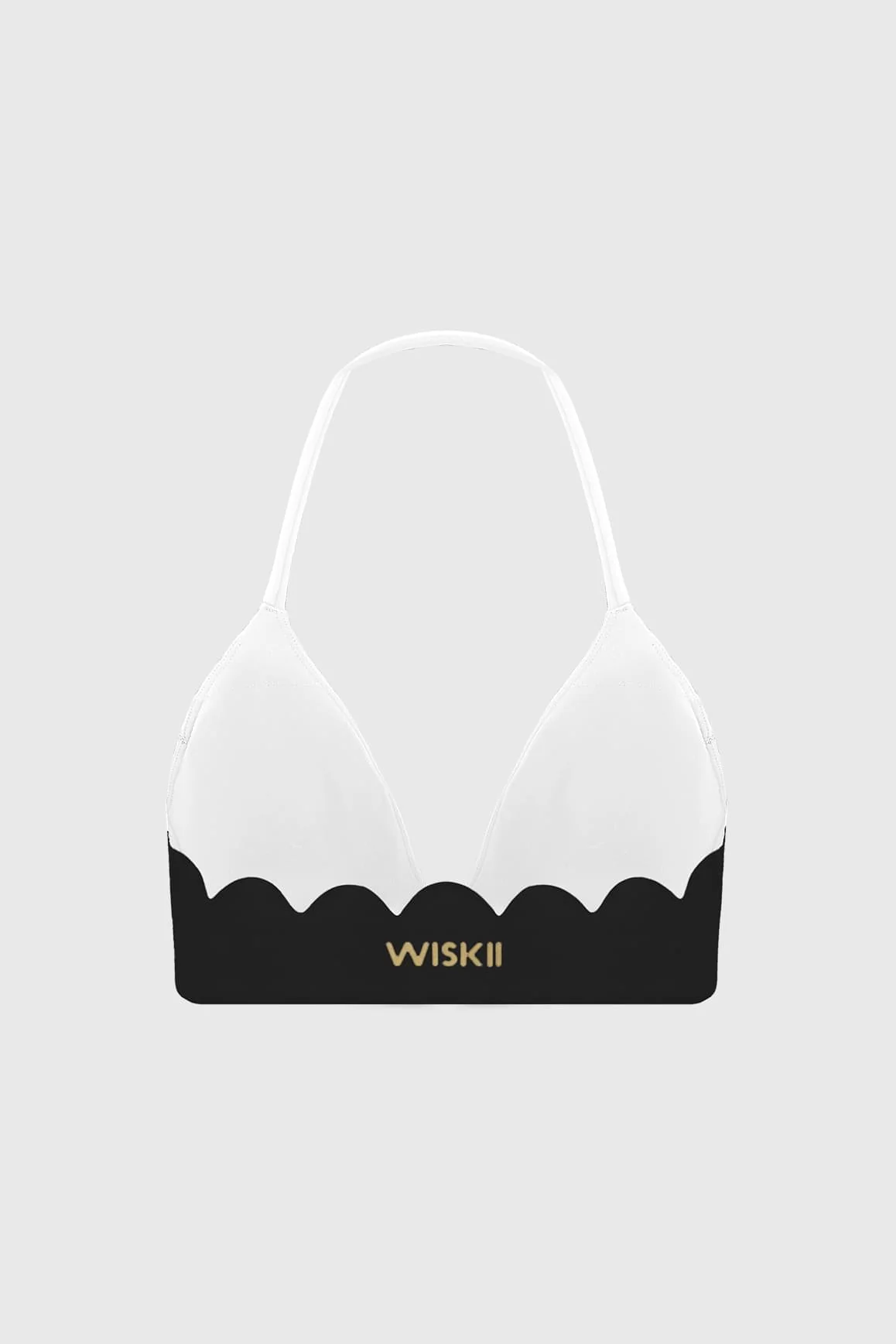 Scallop Contour Halter Bra