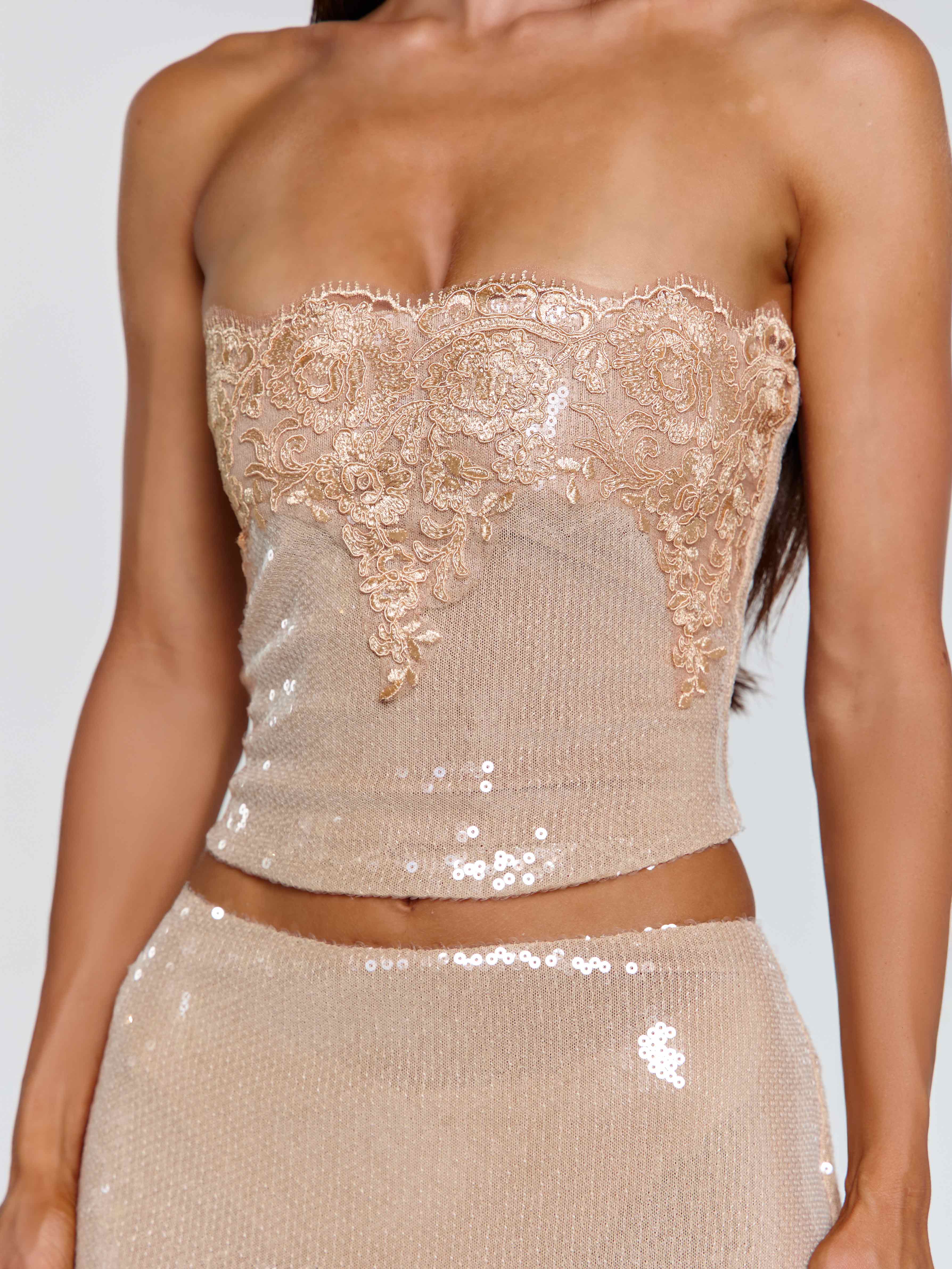 Saela Top Beige