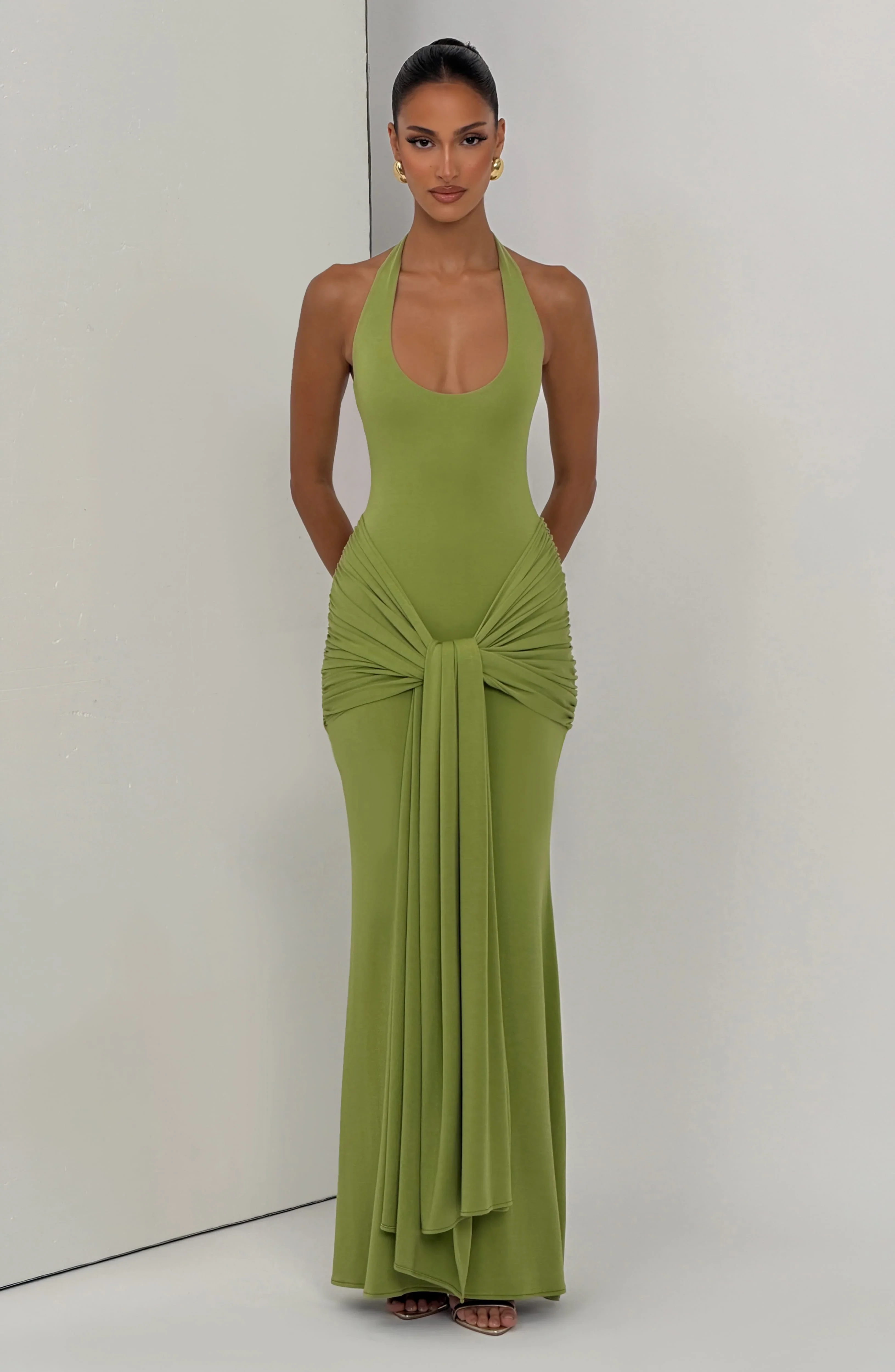 Veneda Maxi Dress - Olive