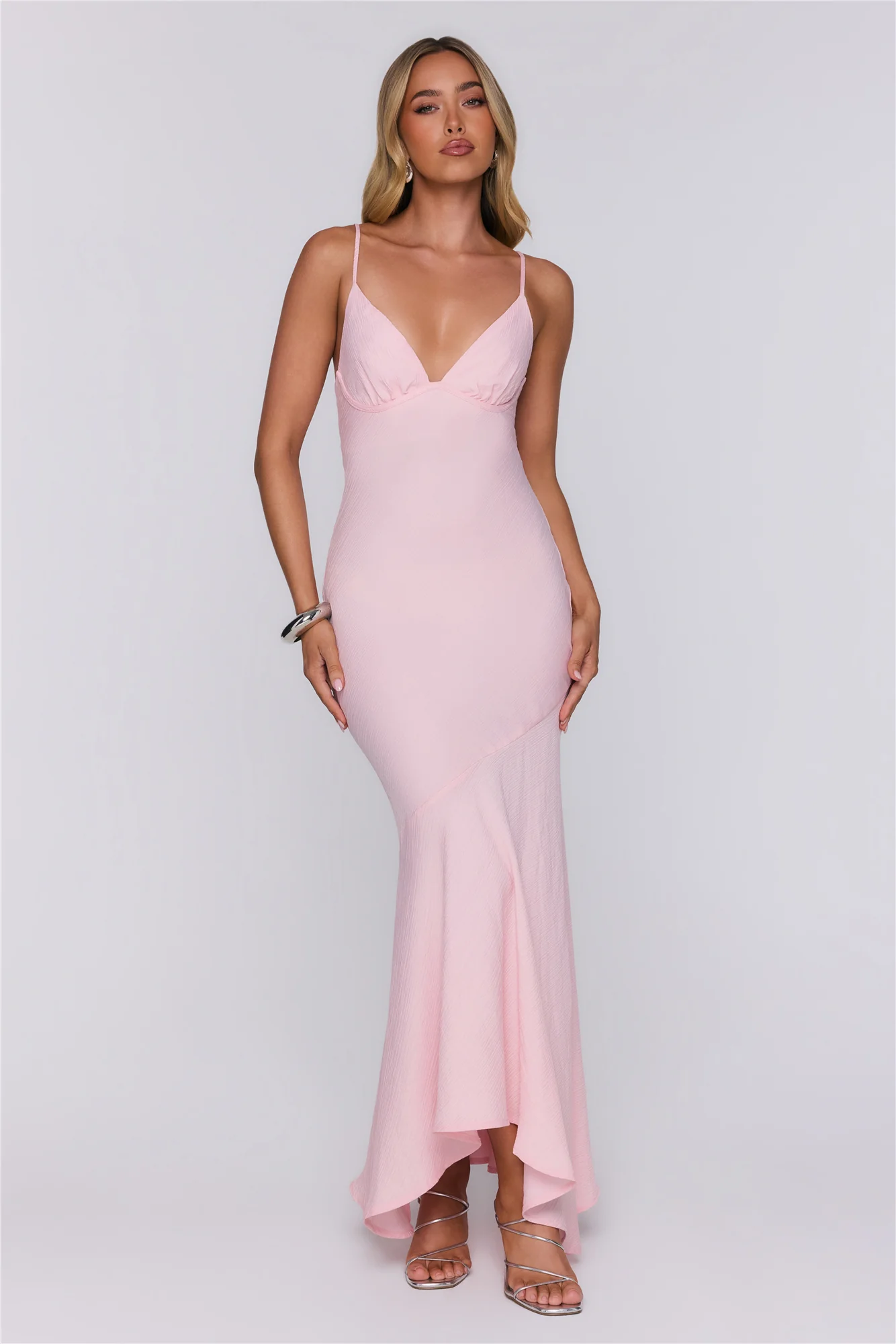 Enchanted Glow Maxi Dress Pink