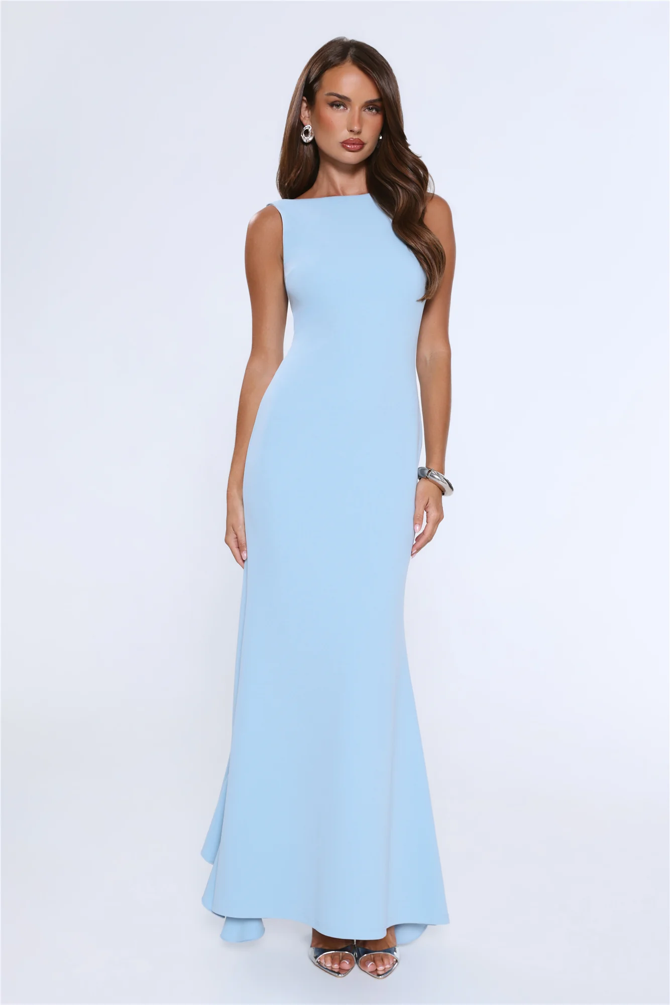 Glowing Goddess Maxi Dress Blue