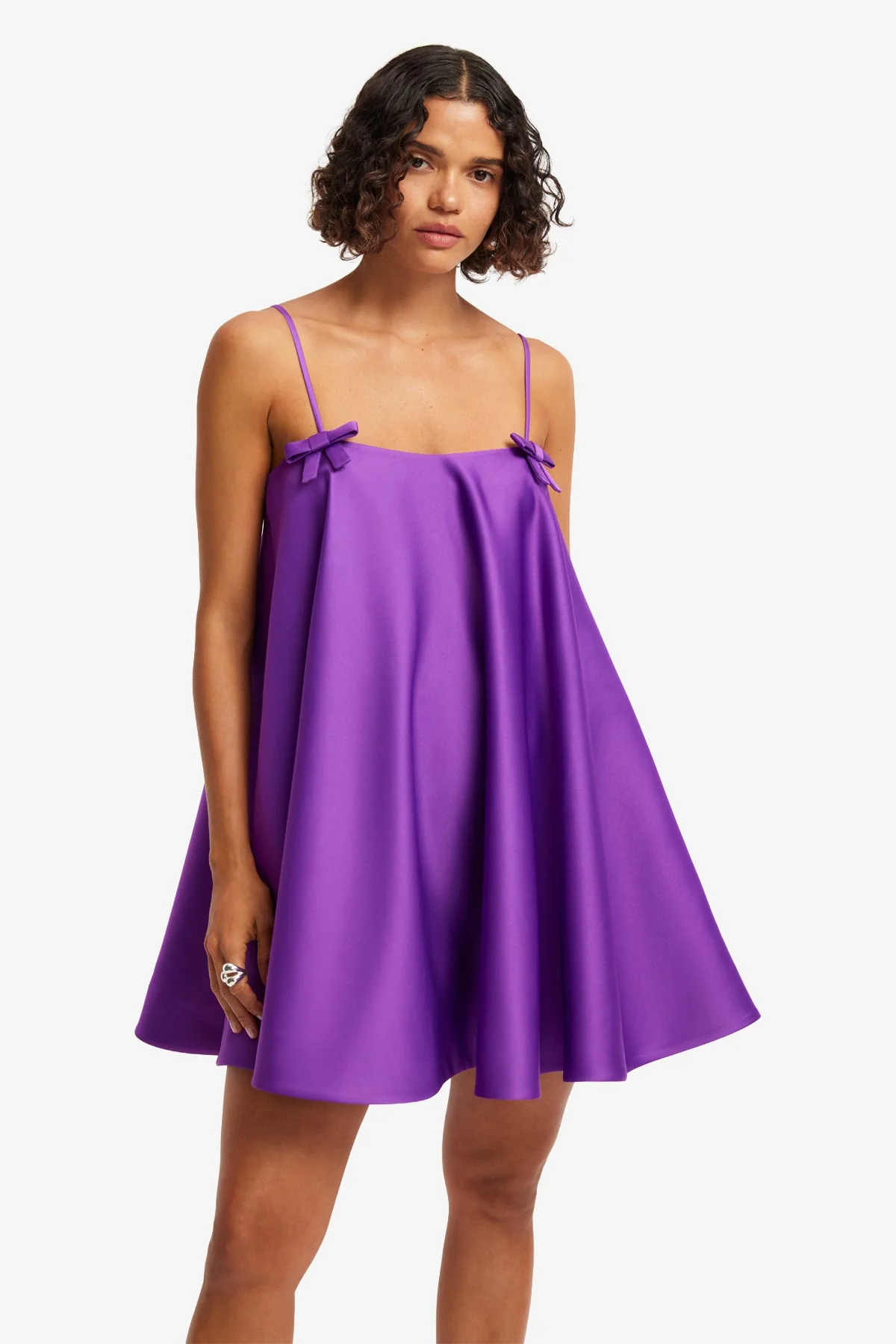 Caitlin Bow Mini Dress - Eminence