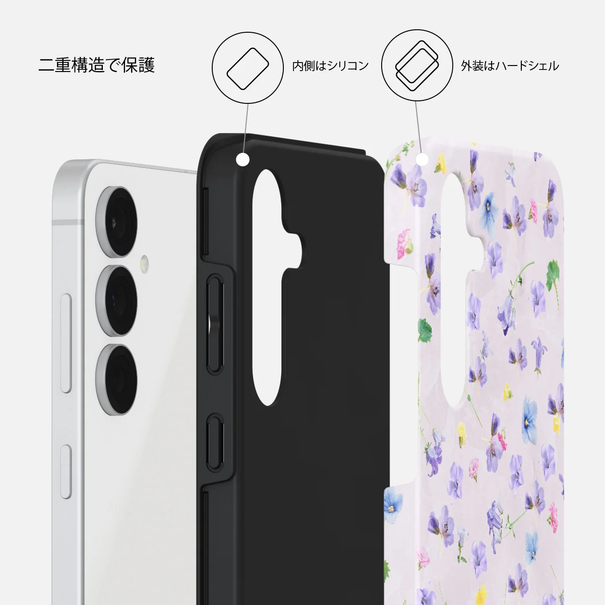 Wildflower - Samsung Galaxy S25 FE ケース