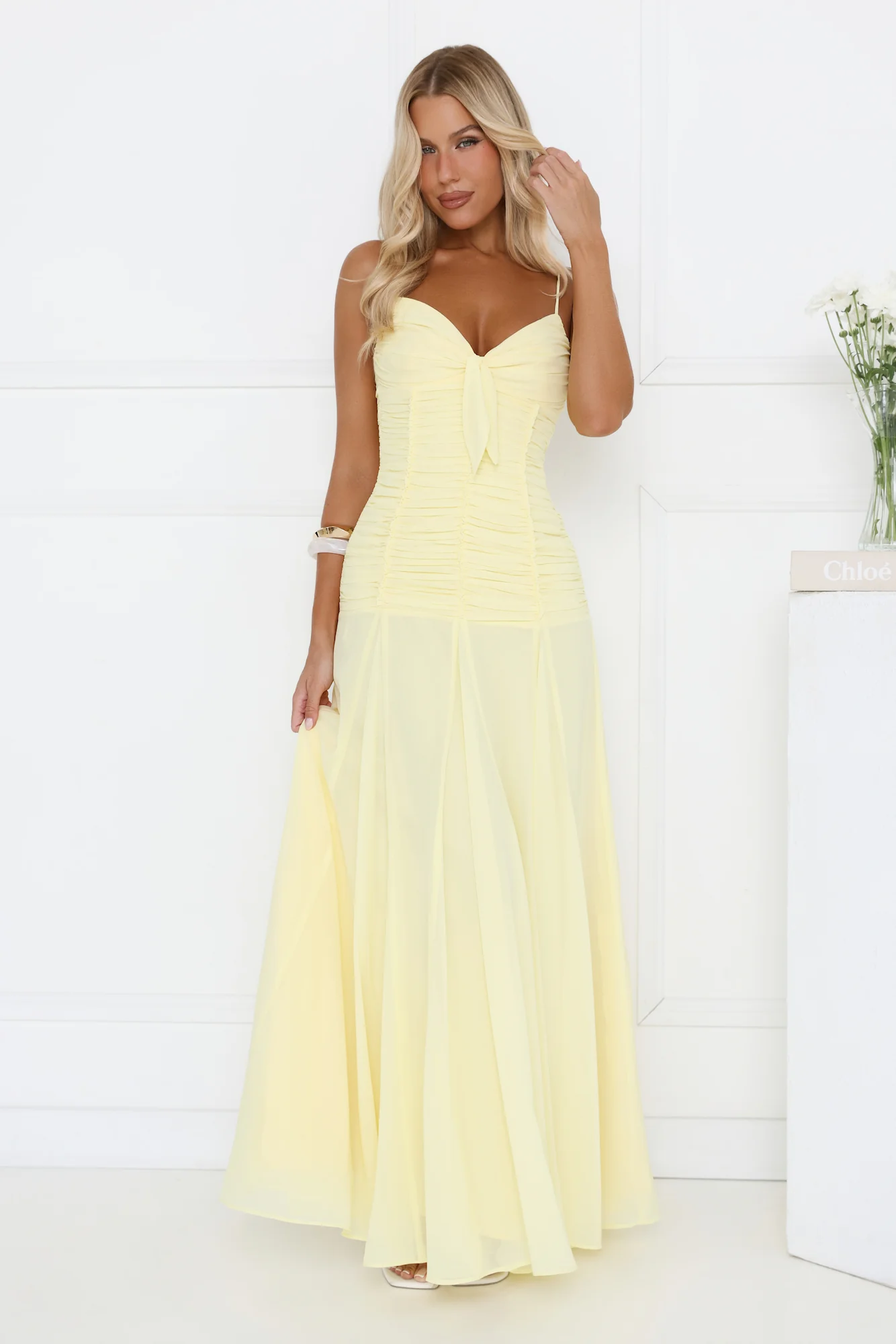 Lemonade Sunshine Maxi Dress Yellow