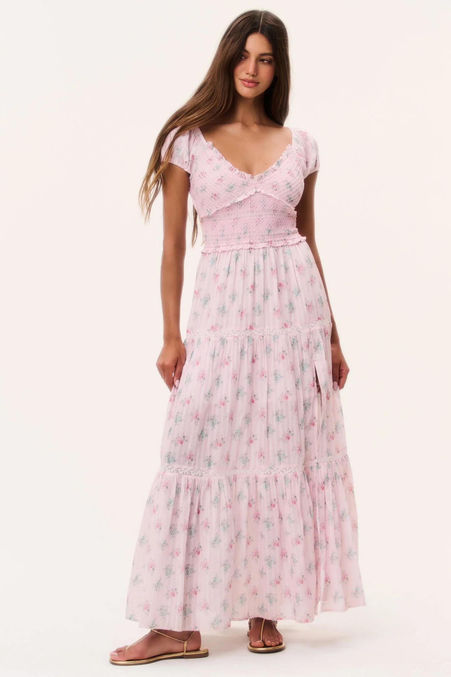 Amandla Floral Cotton Maxi Dress