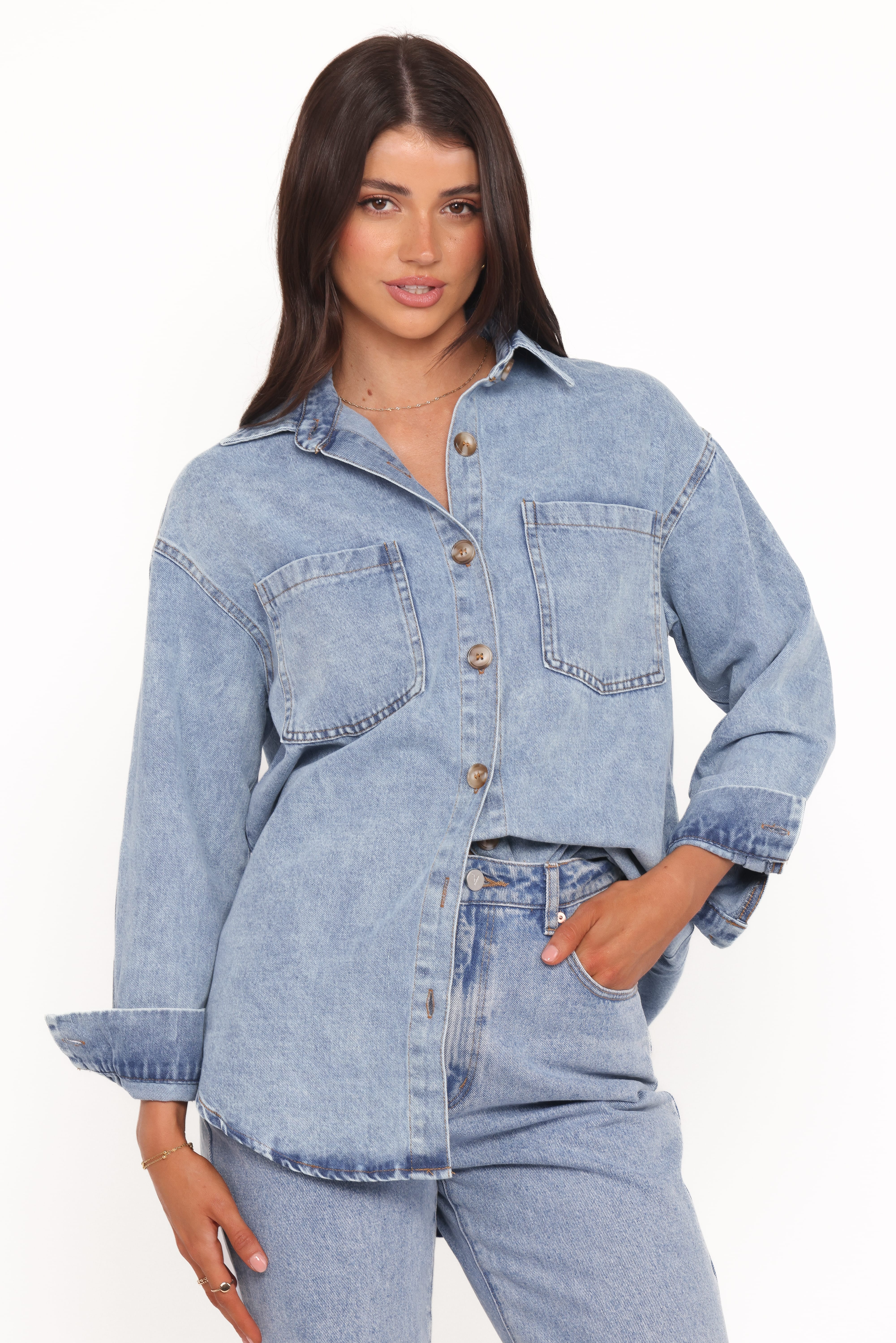 Anicia Denim Shirt - Light