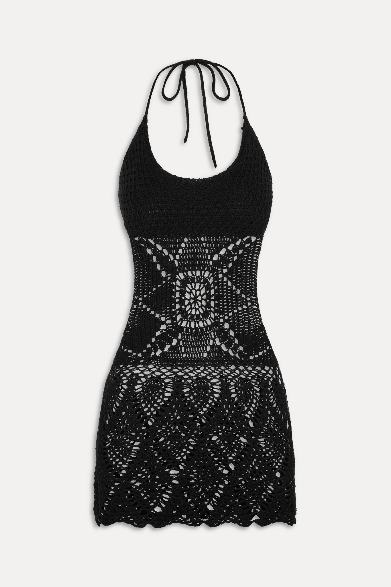 x JENNIE Gabriella Crochet Coverup - Black