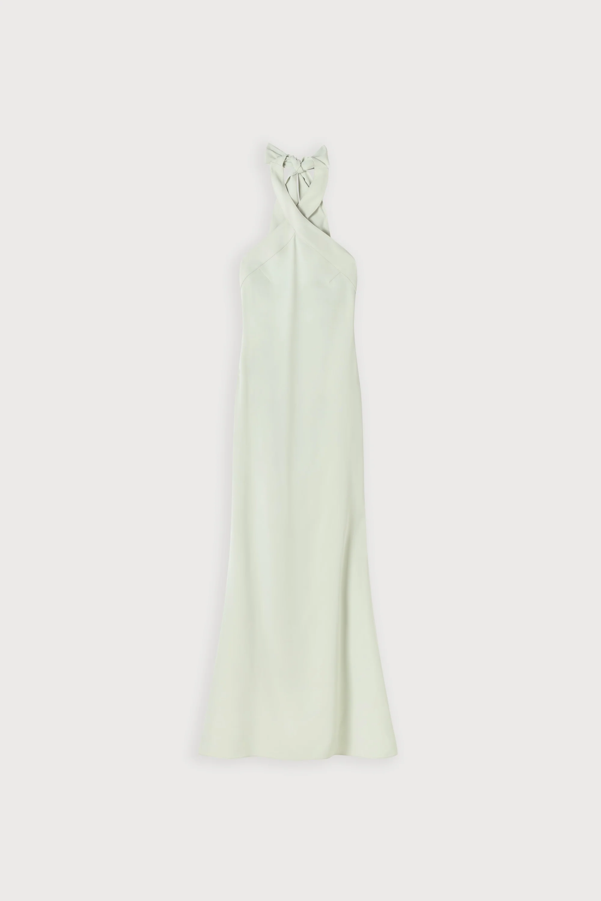 Cross Halter Neck Maxi Dress