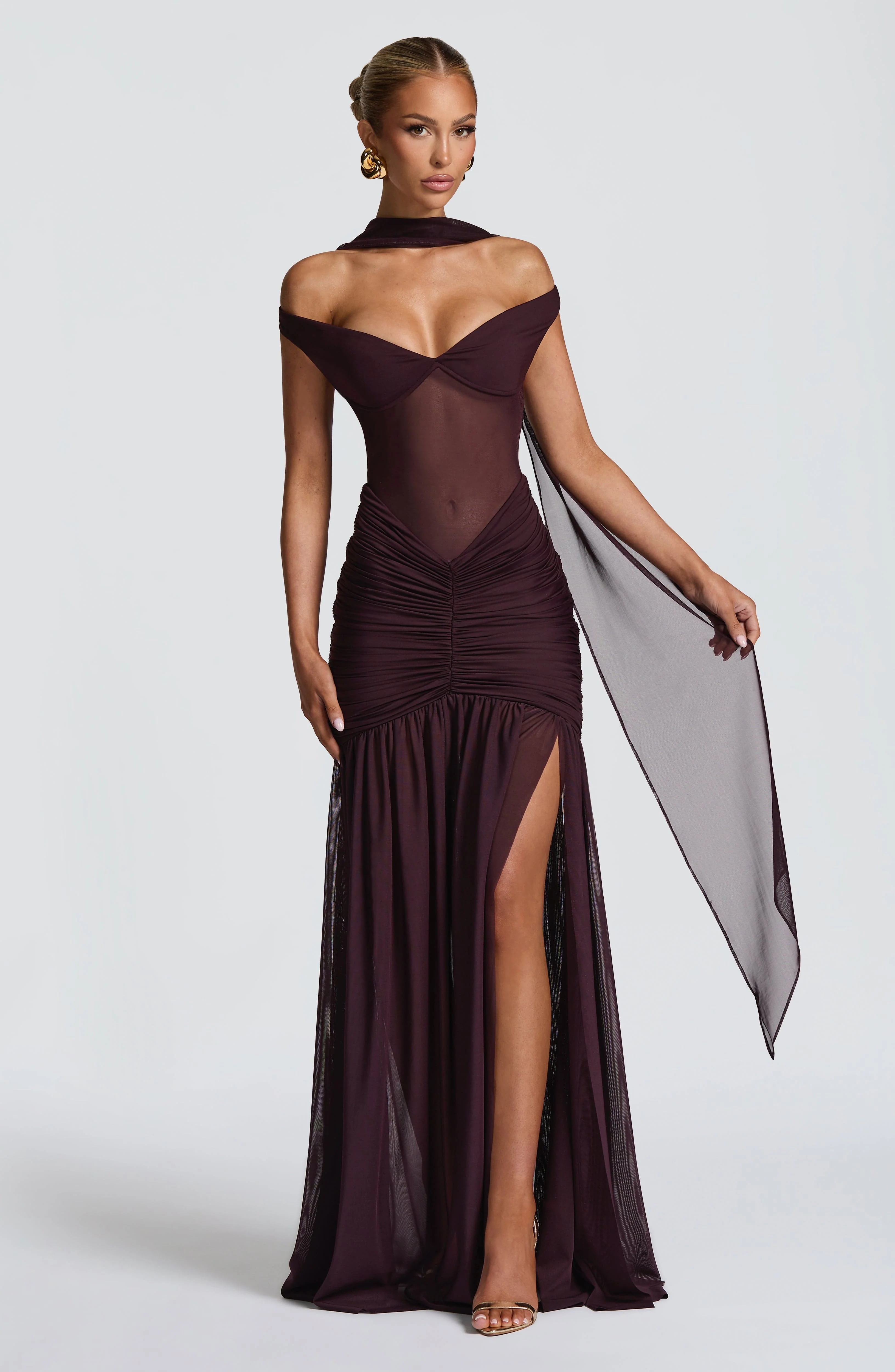 Ayla Scarf - Plum