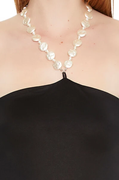 Contour Sculpt Faux Pearl Bodysuit