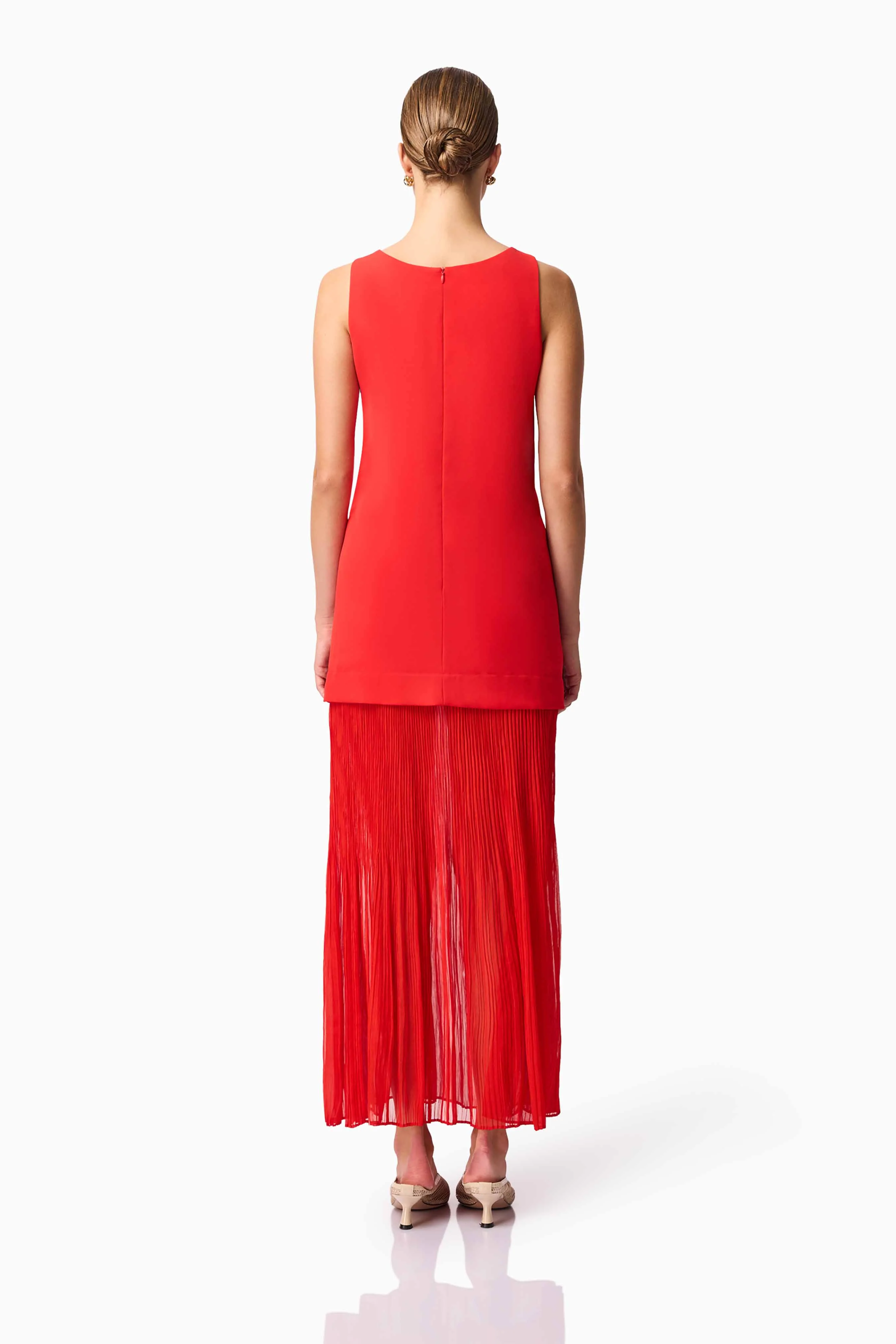 CURAAE Etoile Maxi Dress in Red