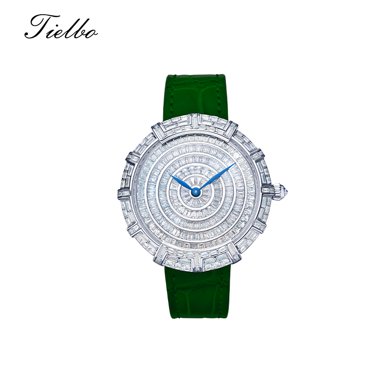 Round Waltz Watch – Quartz, 37mm, Full Crystal T818L